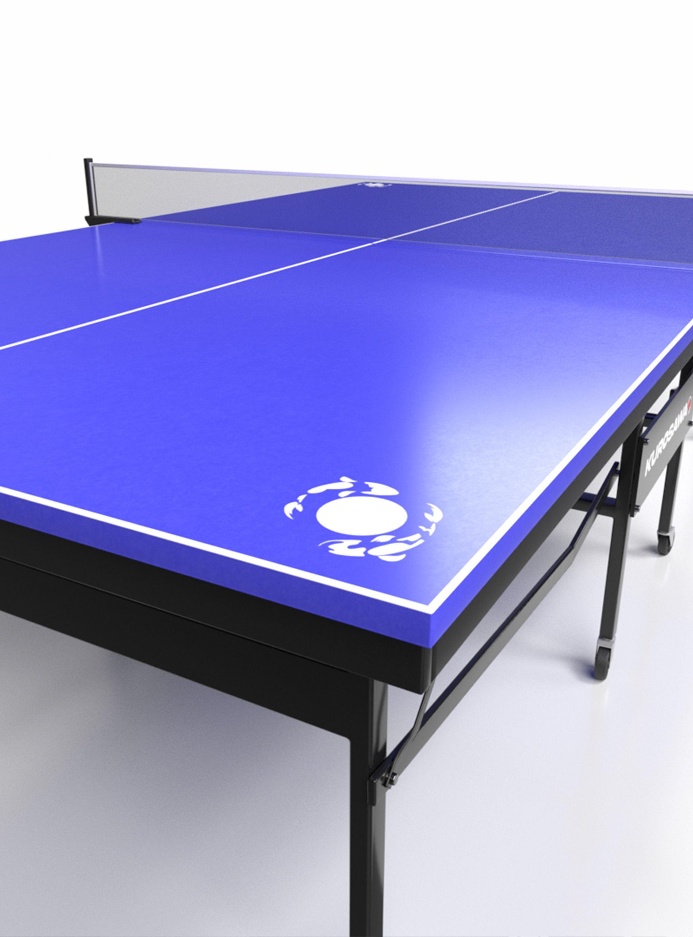 Mesa De Ping Pong Plegable Kurosawa Kohaku Azul-4
