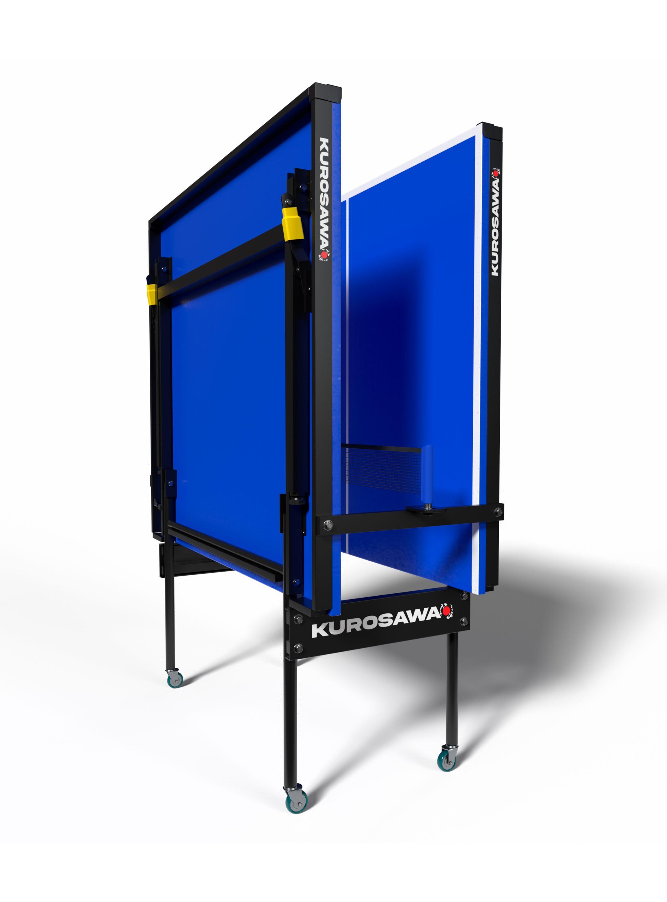 Mesa De Ping Pong Plegable Kurosawa Kohaku Azul-3