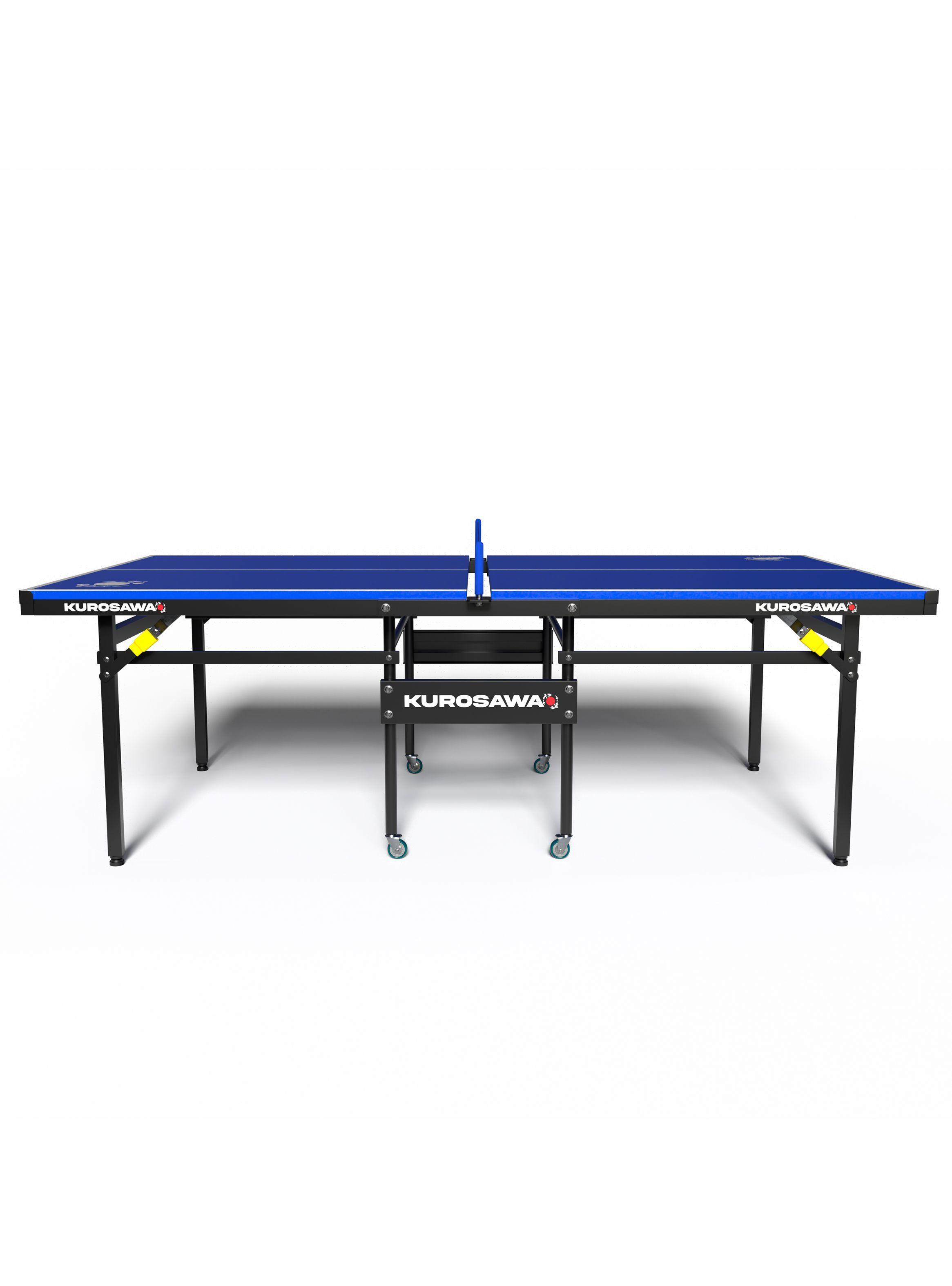 Mesa De Ping Pong Plegable Kurosawa Kohaku Azul-4