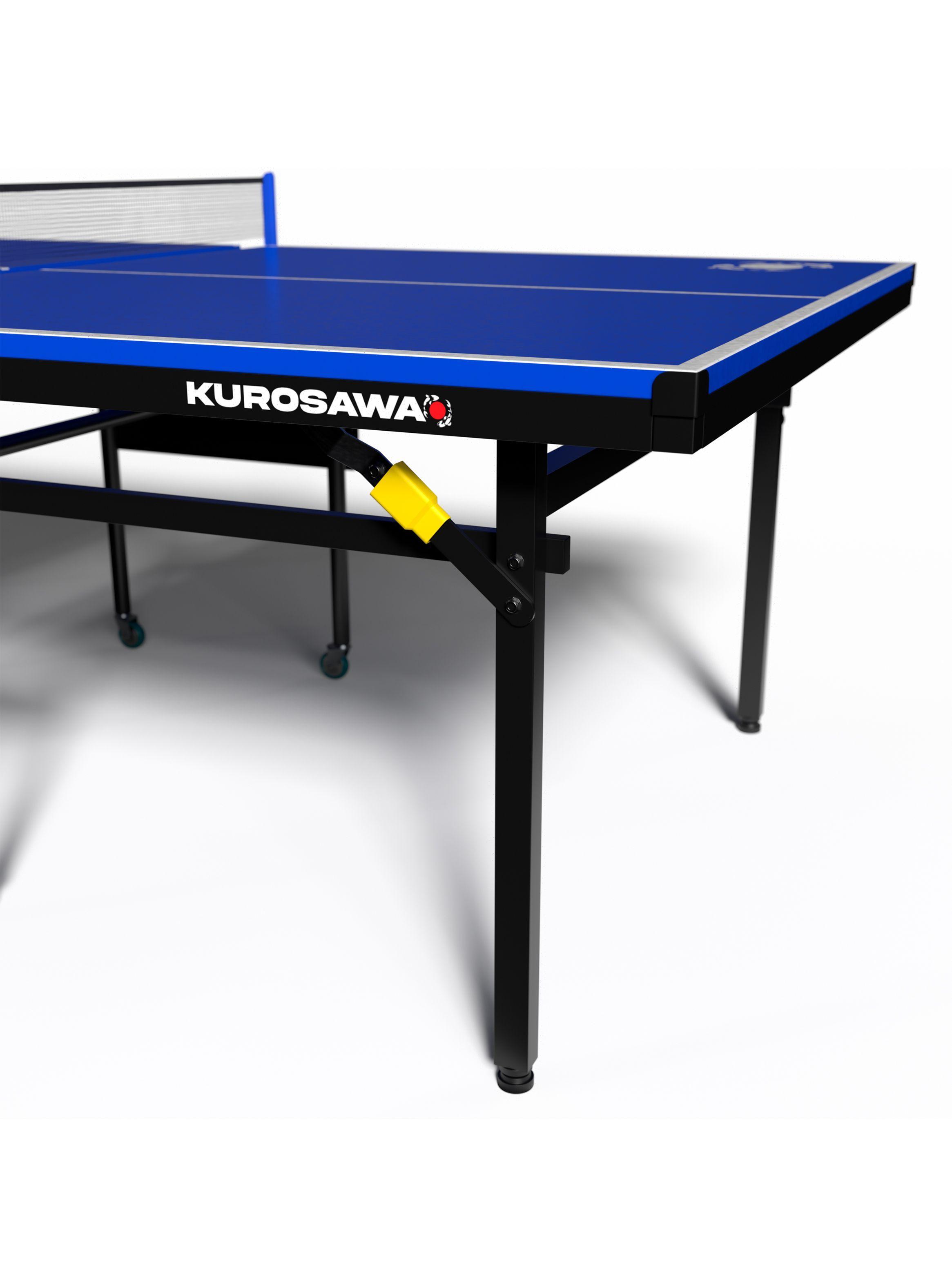 Mesa De Ping Pong Plegable Kurosawa Kohaku Azul-5
