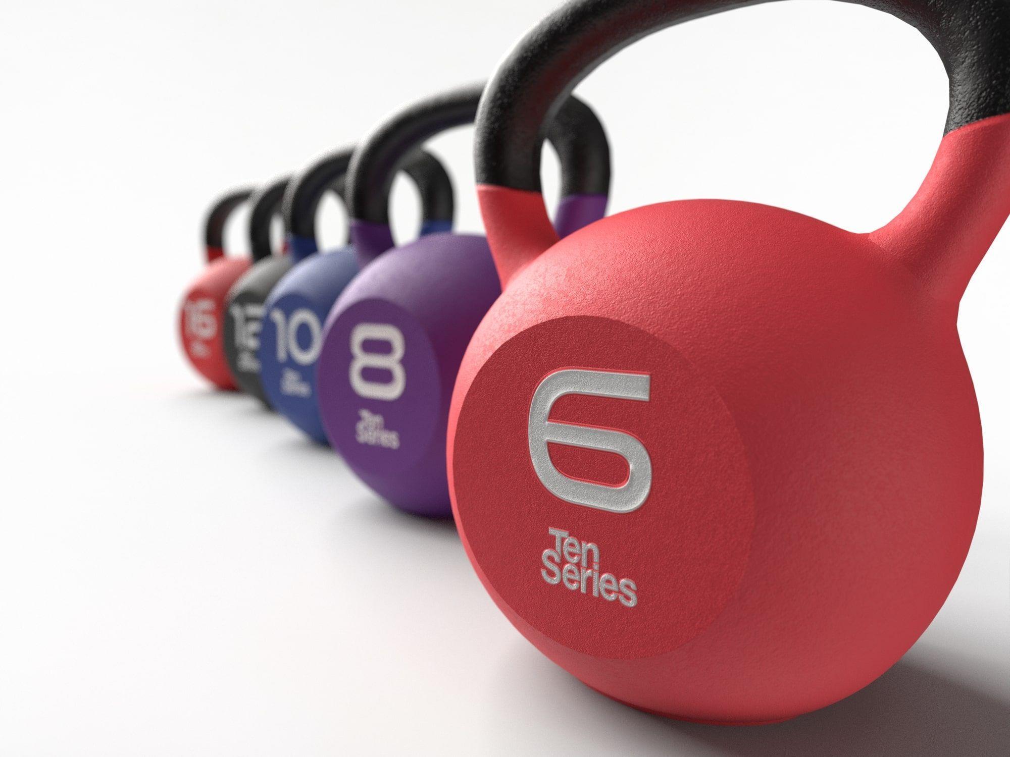 Kettlebell Neoprene 8 Kg Ten Series-4