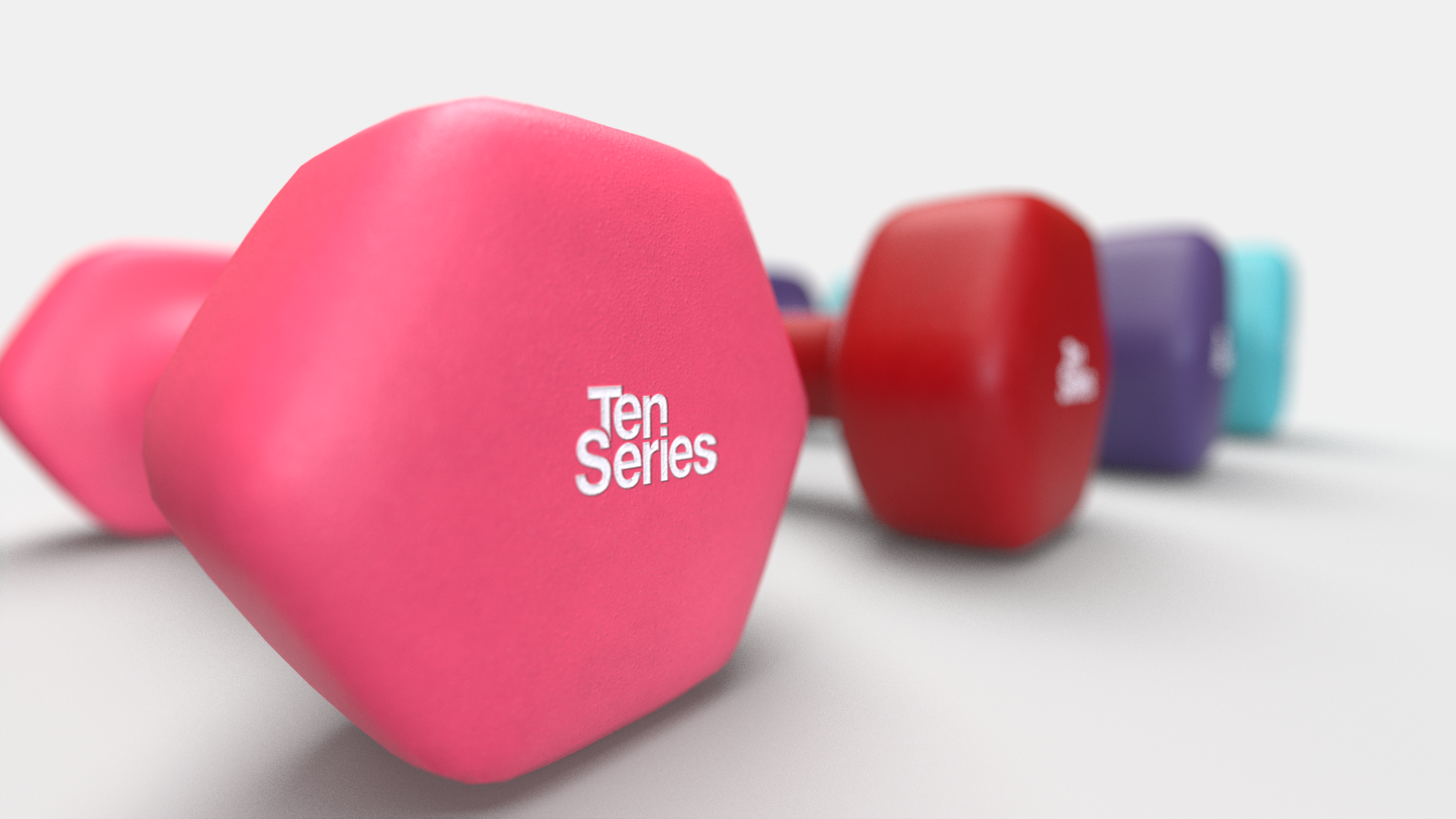 Par Mancuernas Neoprene 1 Kg Ten Series-5