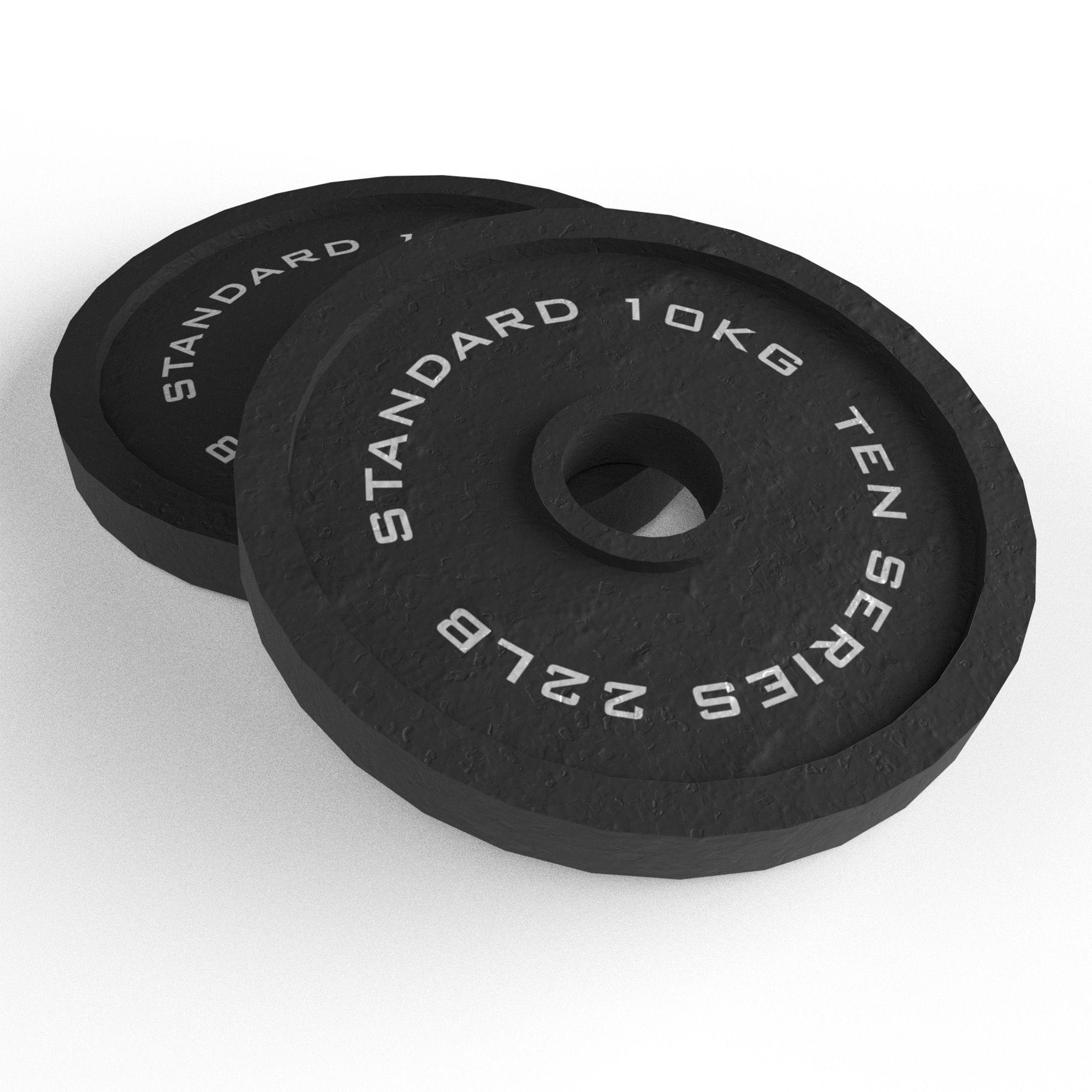Disco Olimpico Hierro 10 Kg Ten Series-2