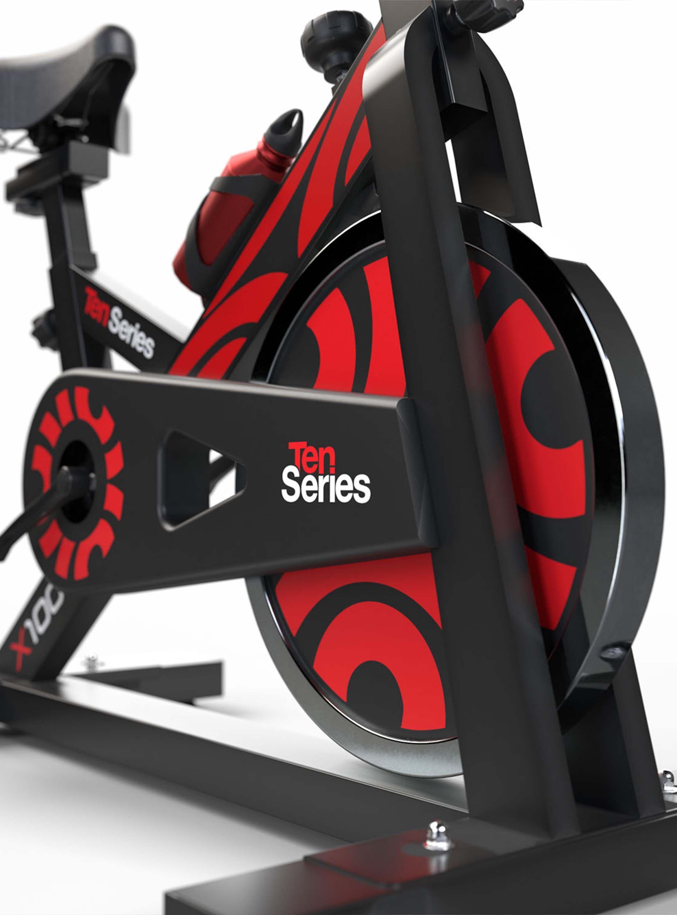 Bicicleta Spinning Ten Series X1000 RED-3
