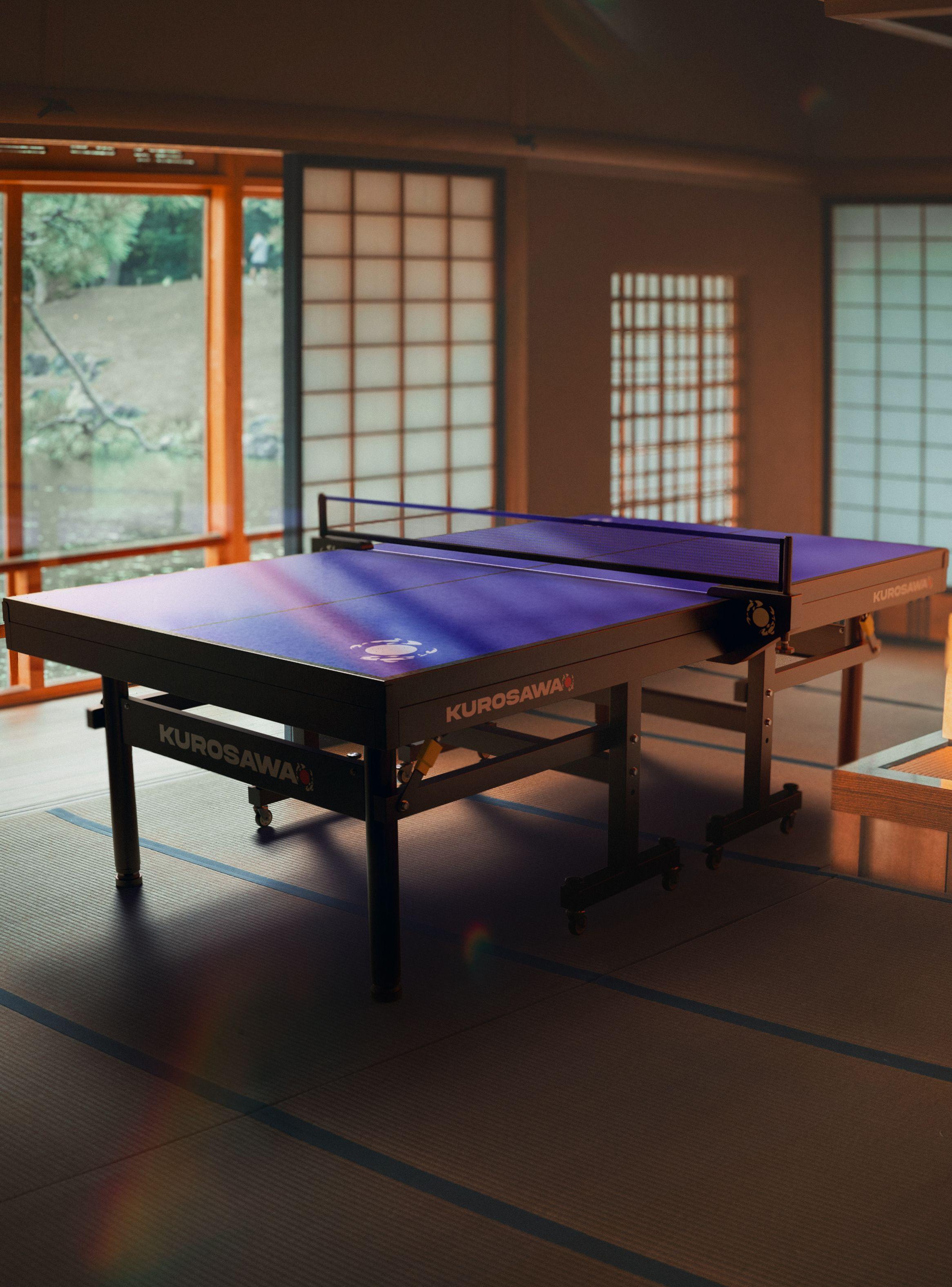 Mesa Ping Pong Competición Sanke Black Kurosawa-6