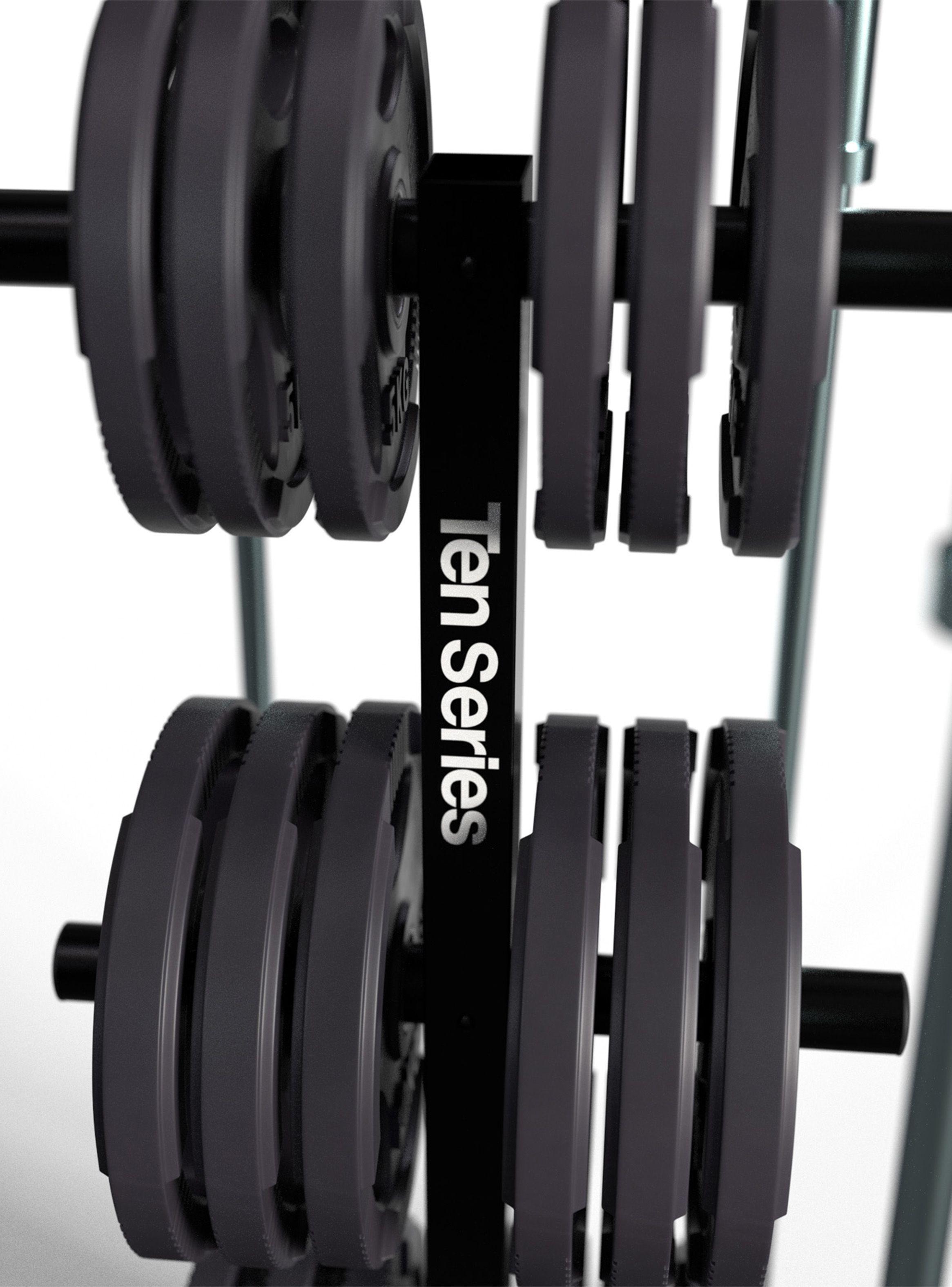 Rack Barras Y Discos Olímpicos Ten Series-4