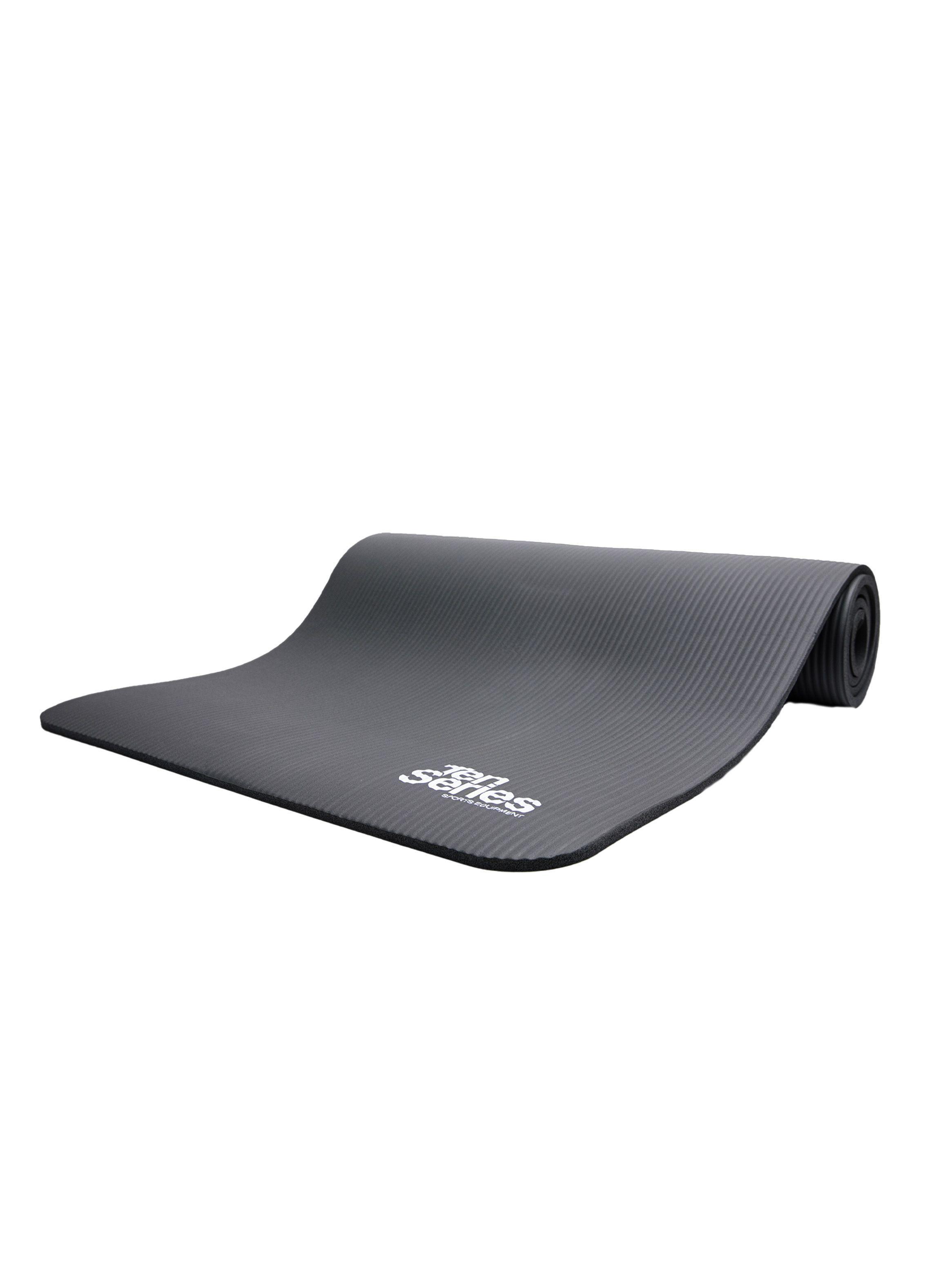 Mat De Yoga y Entrenamiento Negro Ten series-3