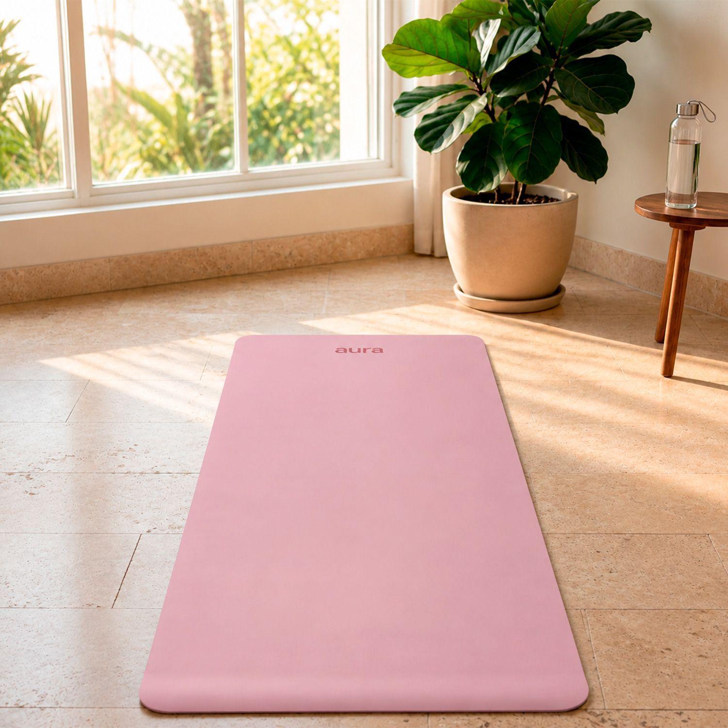 Mat de Yoga Profesional Aura Rosa-4