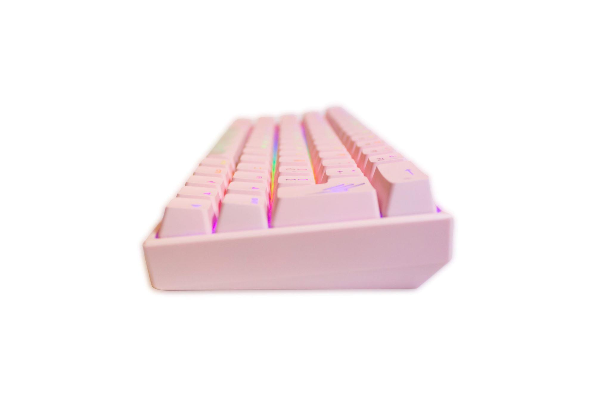Teclado Kai Rosado Switch Silver - Pegasum-5
