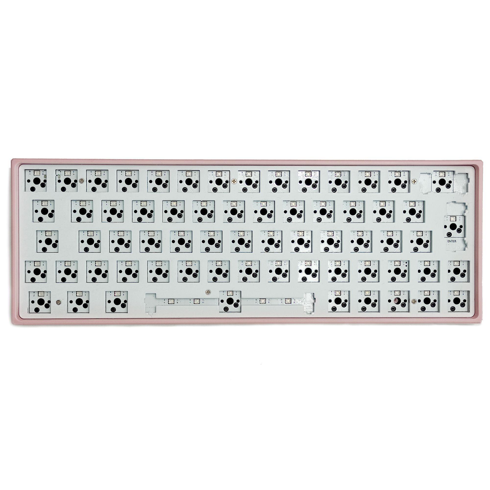 Teclado Kai Rosado Switch Silver - Pegasum-2