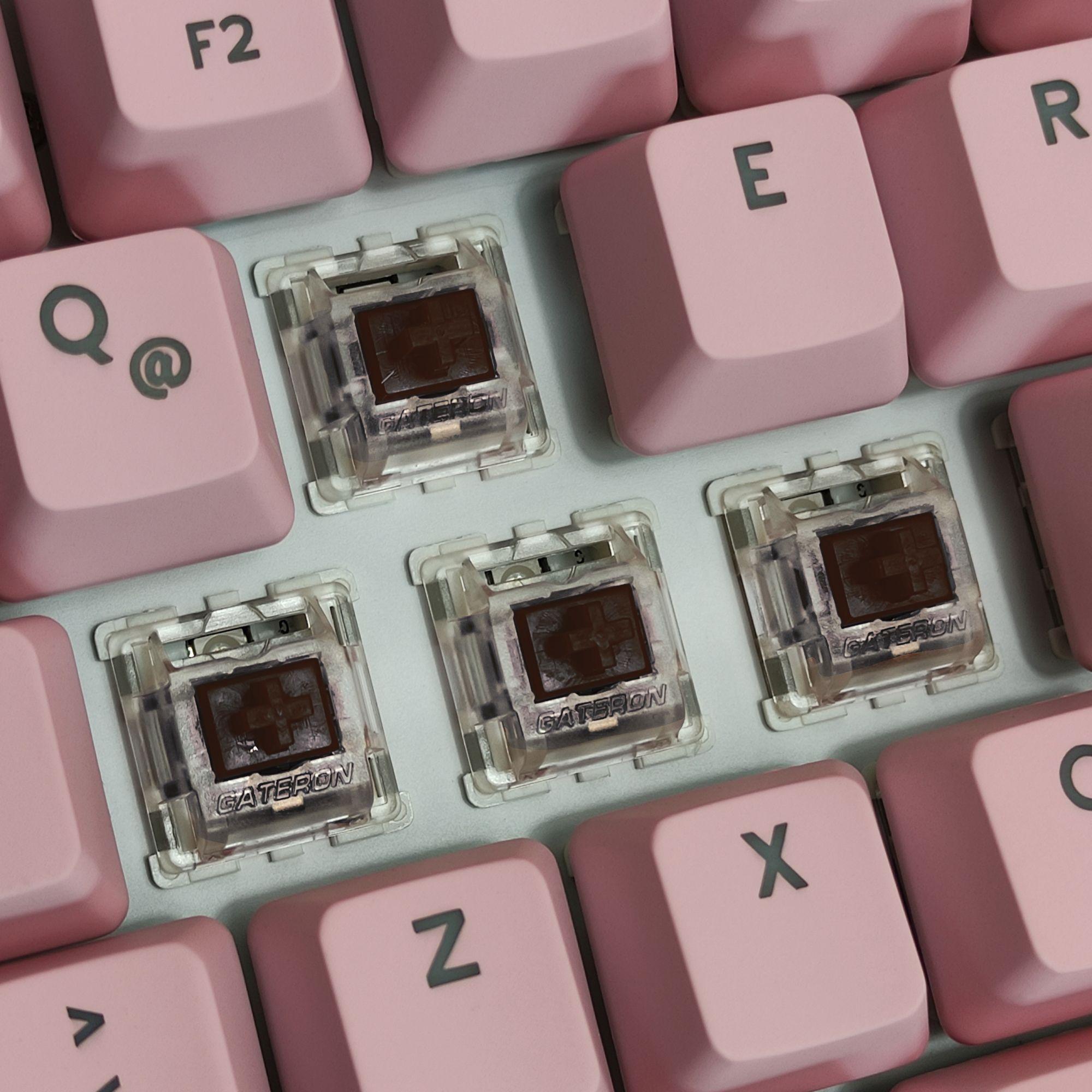 Teclado Kai Rosado Switch Brown - Pegasum-6