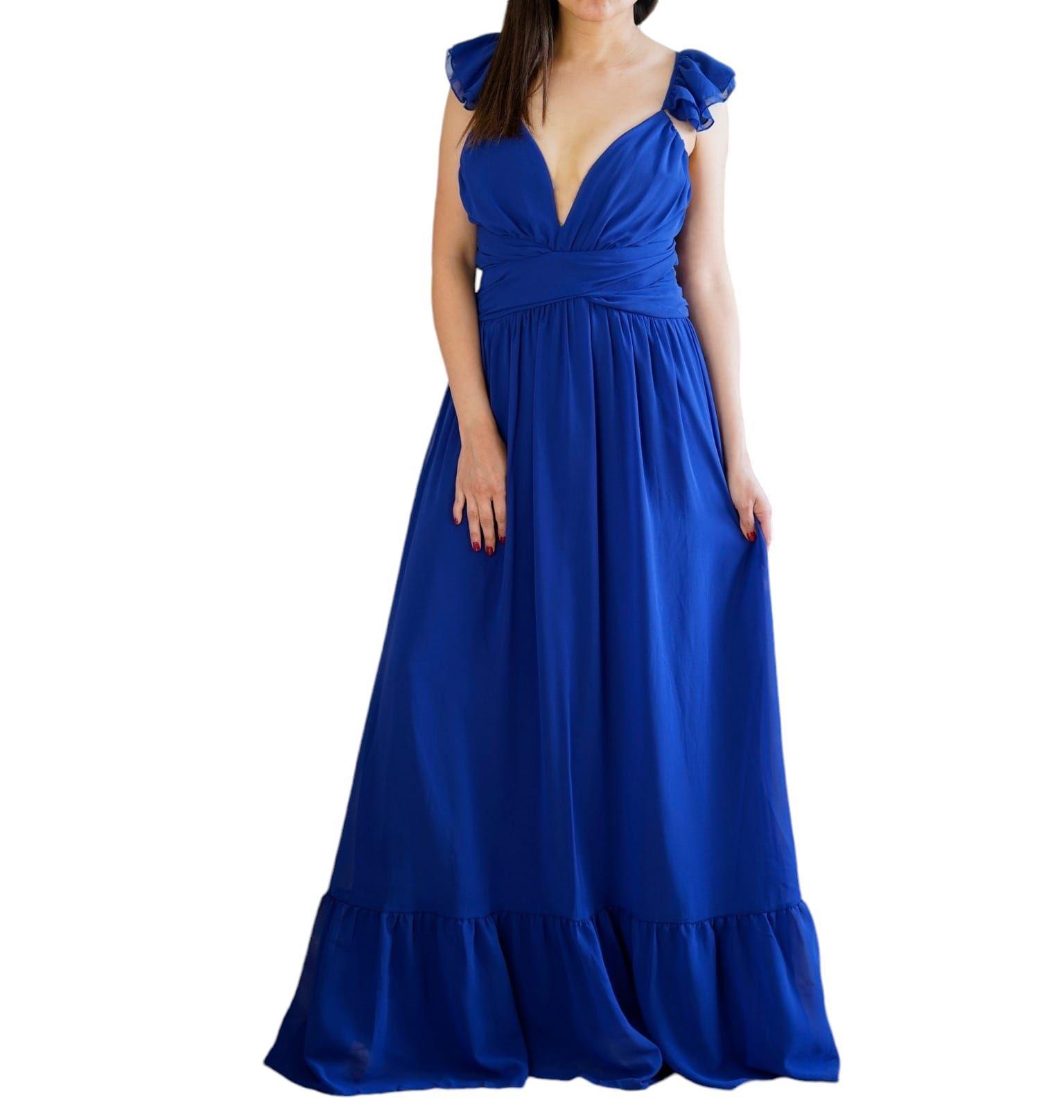 Vestido De Fiesta Astrids Azul-0