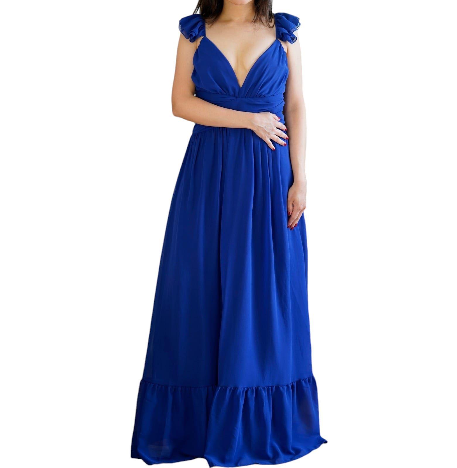 Vestido De Fiesta Astrids Azul-1
