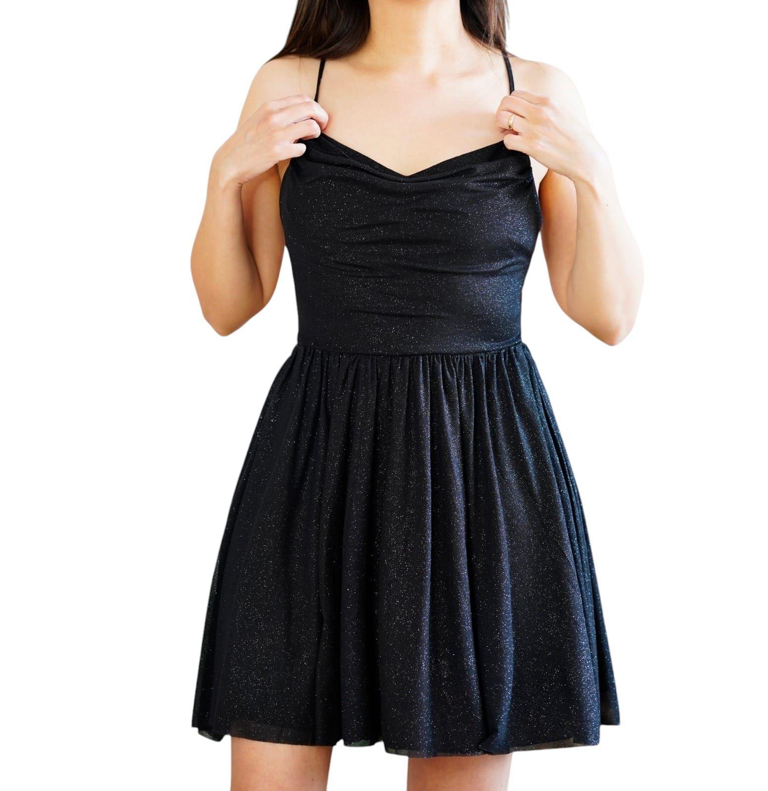 Vestido De Fiesta Con Brillos Sabrina-0
