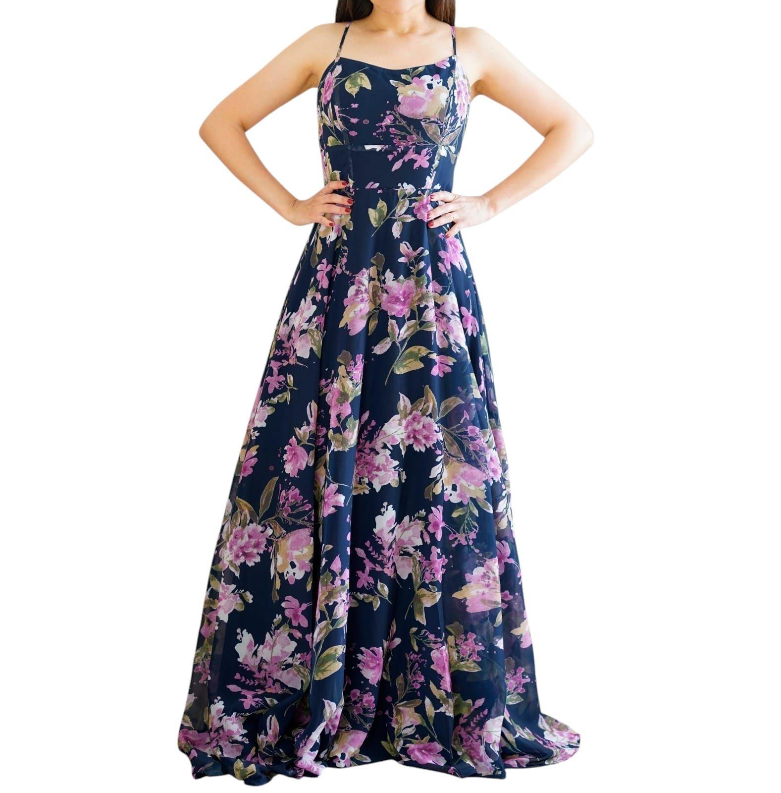 Maxi Vestido Floreado Abby-0