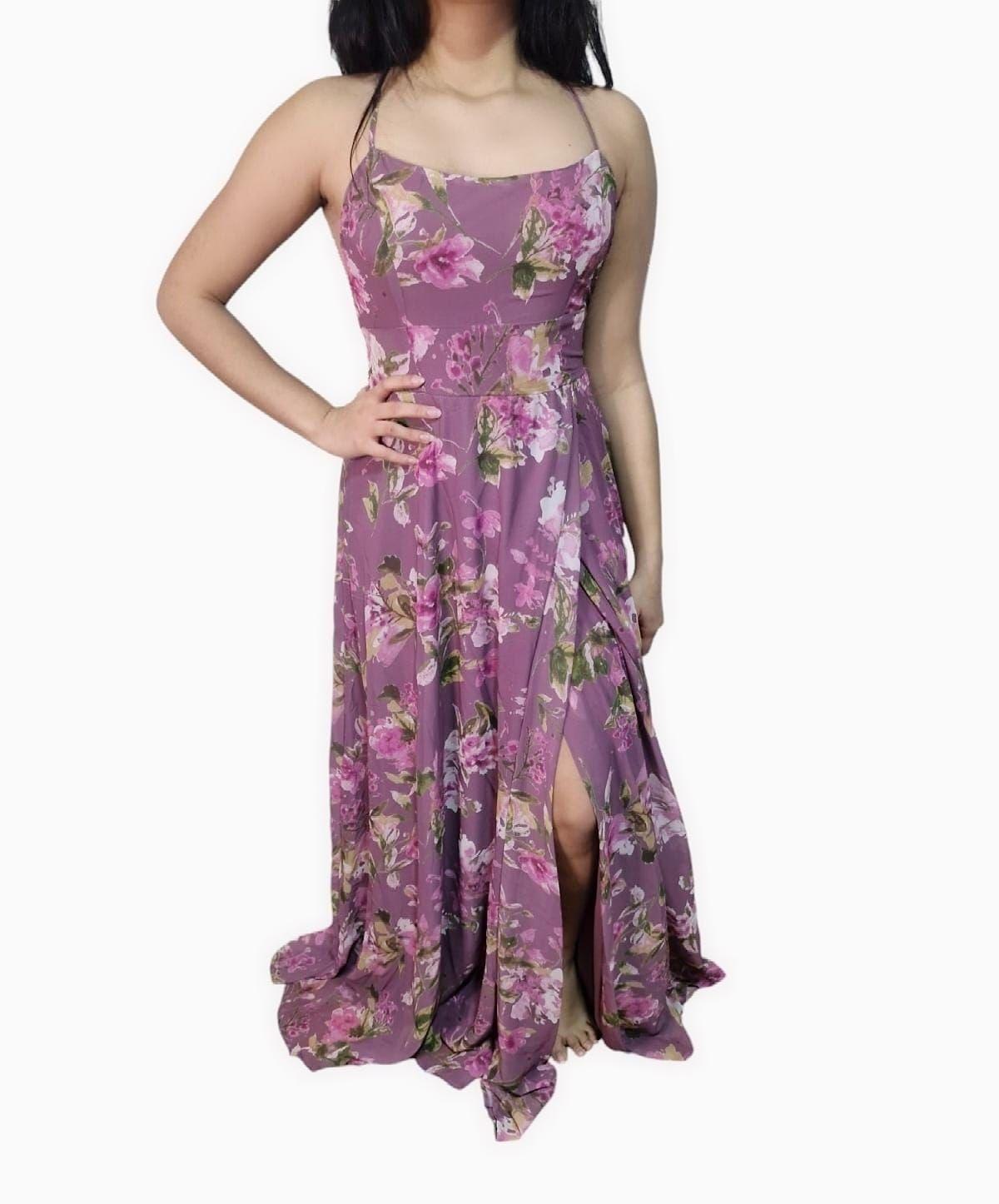 Vestido De Fiesta Floreado Gabriela -0