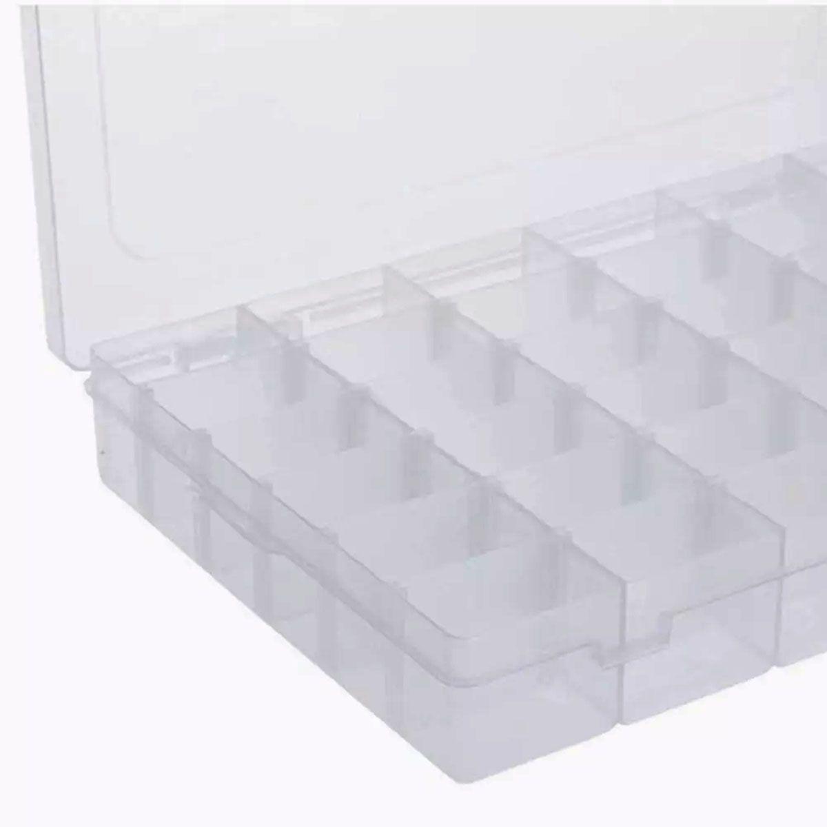 Caja De Almacenamiento Extraíble Con 36 Compartimentos. Medidas 27X17X4 cms-3