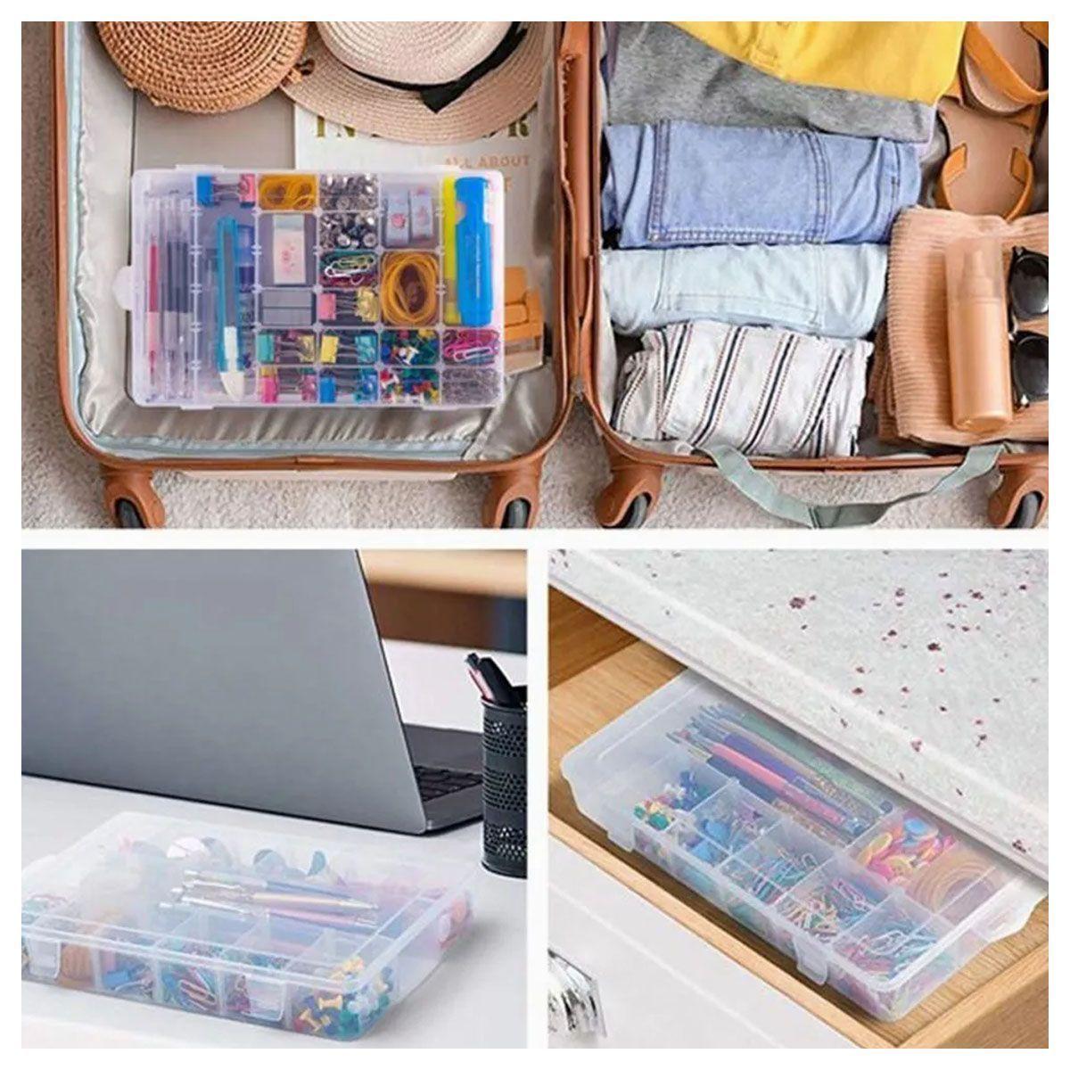 Caja De Almacenamiento Extraíble Con 36 Compartimentos. Medidas 27X17X4 cms-4