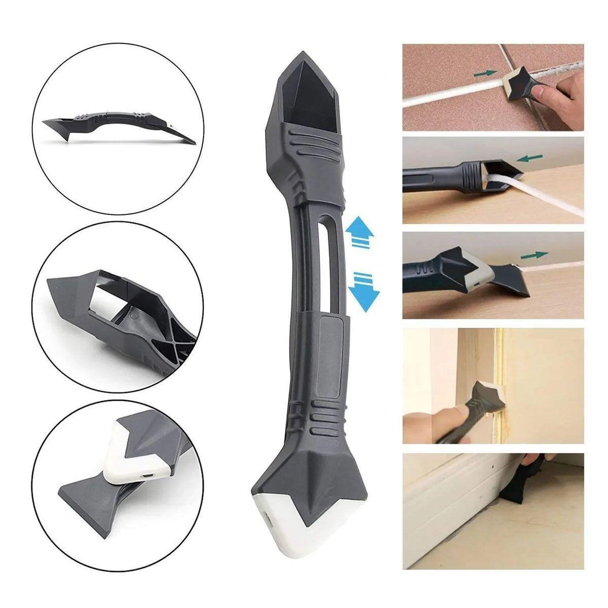 Sellador Raspador de Silicona Removedor De Calafateo (Metálico)-3