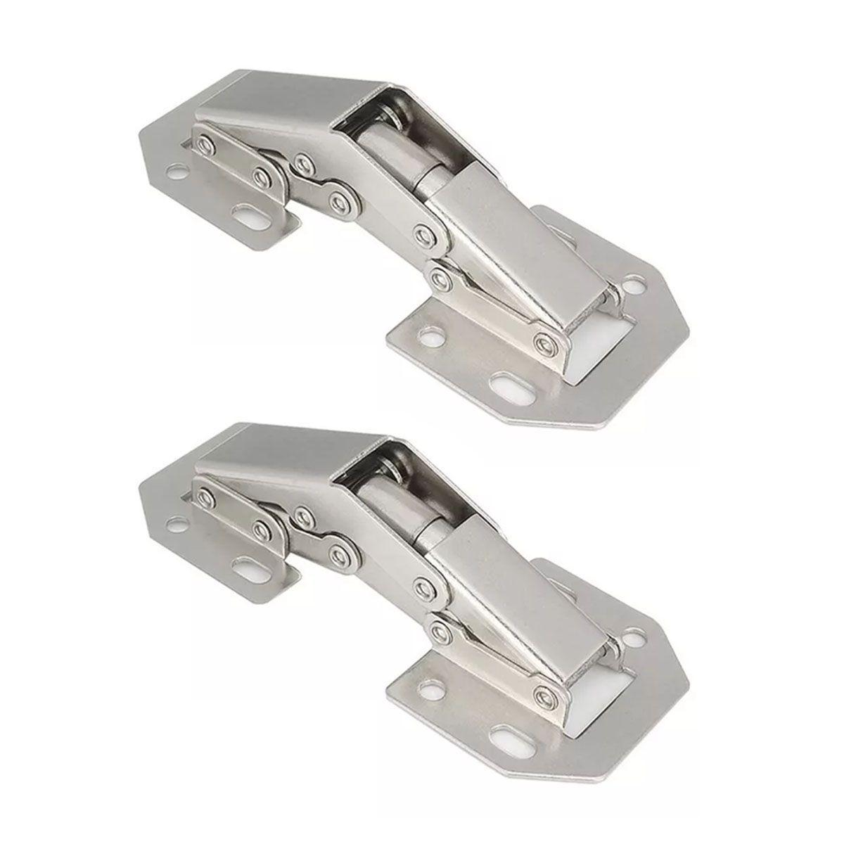 Par de Bisagras Bidimensional Oculta 90°  (con tornillos) 10,5 x 4,4 cms-0