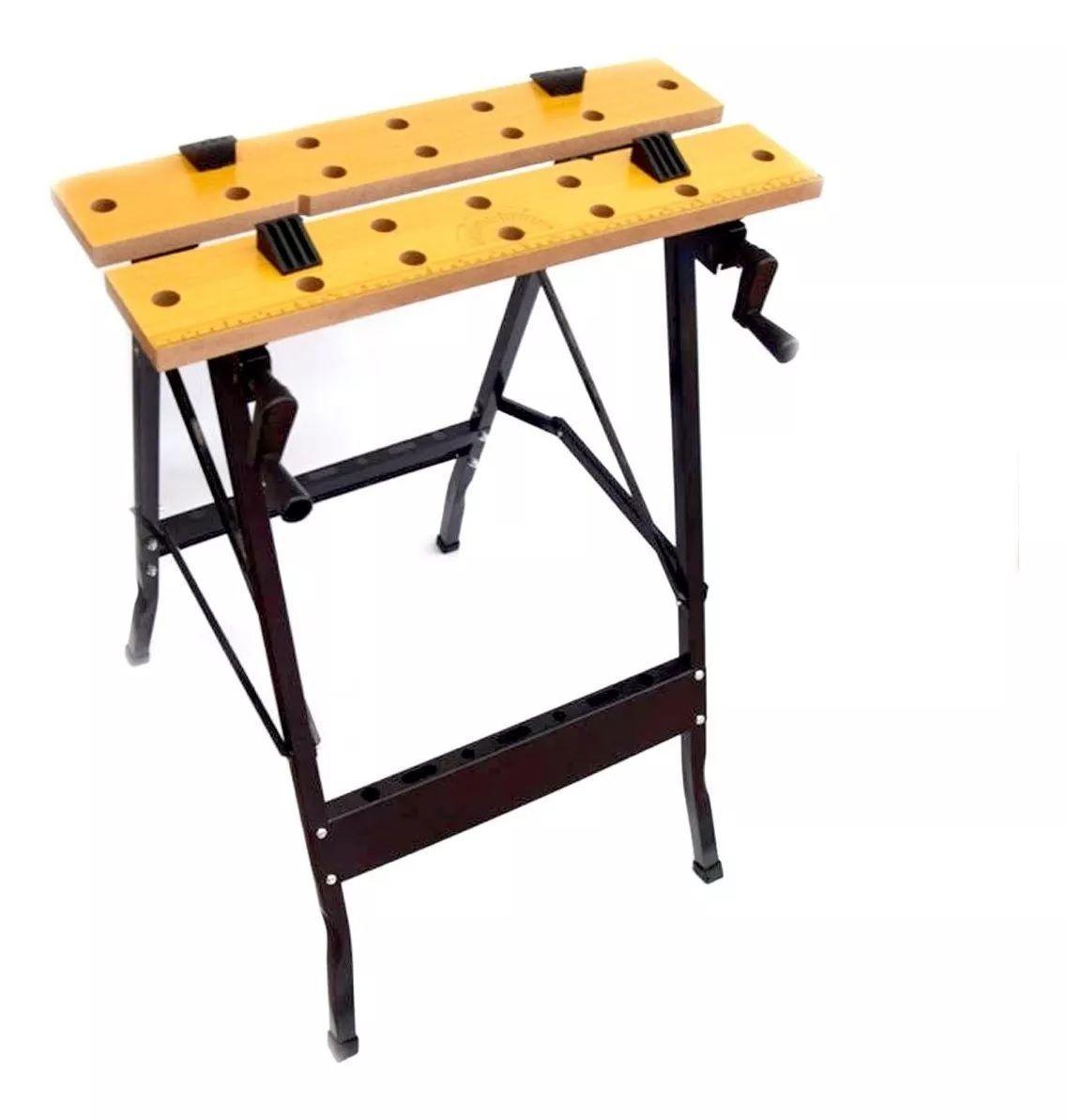 Mesa Banco De Trabajo Portatil De 60 Cm Capacidad 150 Kg, Marca Flovi-1