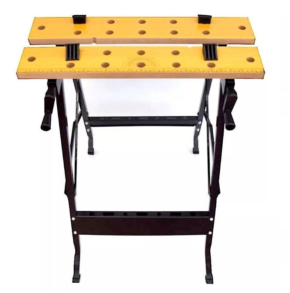 Mesa Banco De Trabajo Portatil De 60 Cm Capacidad 150 Kg, Marca Flovi-2