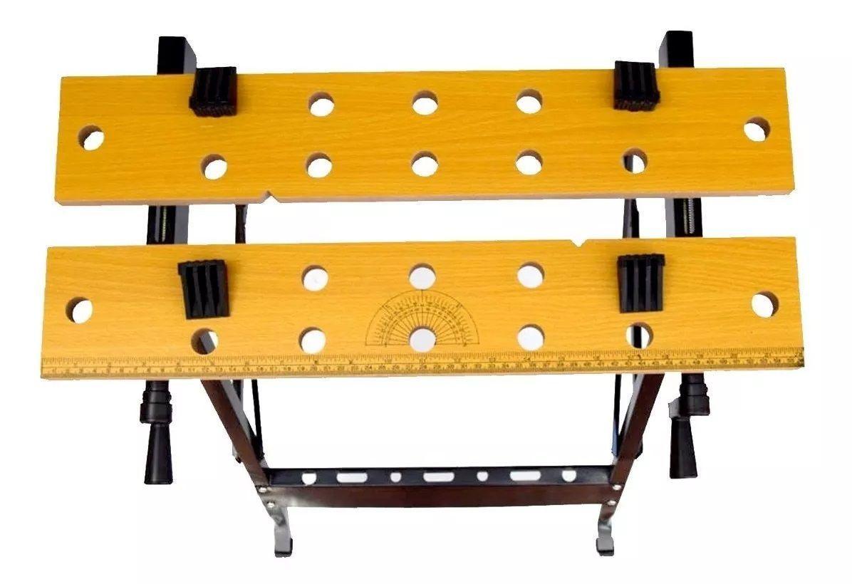 Mesa Banco De Trabajo Portatil De 60 Cm Capacidad 150 Kg, Marca Flovi-4
