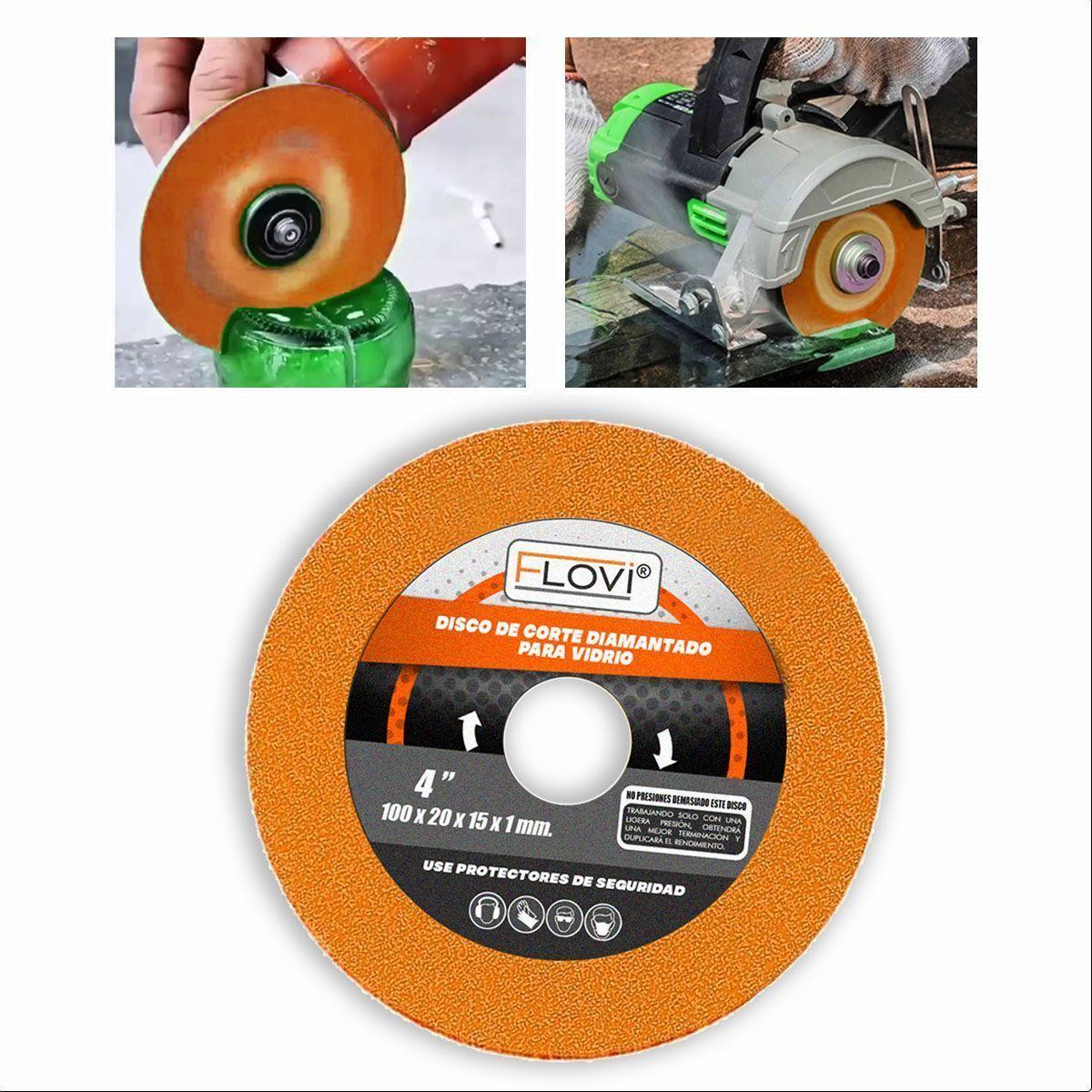 Disco de Corte Diamantado para Vidrio, Loza, Cerámica. Marca Flovi-2