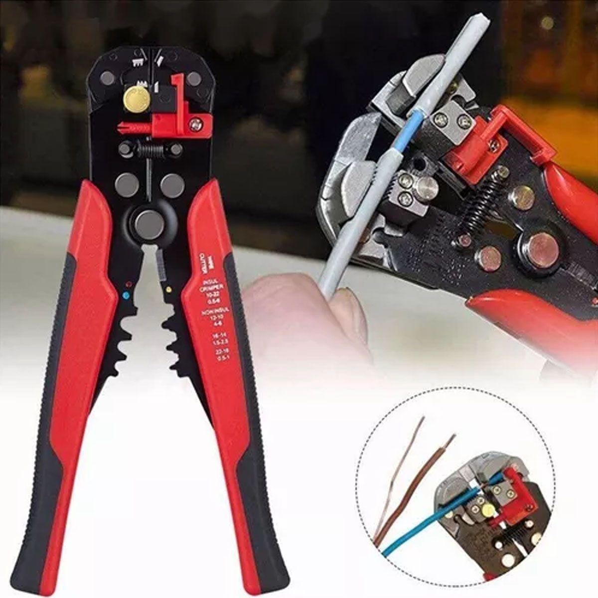 Alicate Pela Cables Automatico Cortacable Crimpeadora Pinza, Marca Flovi-4