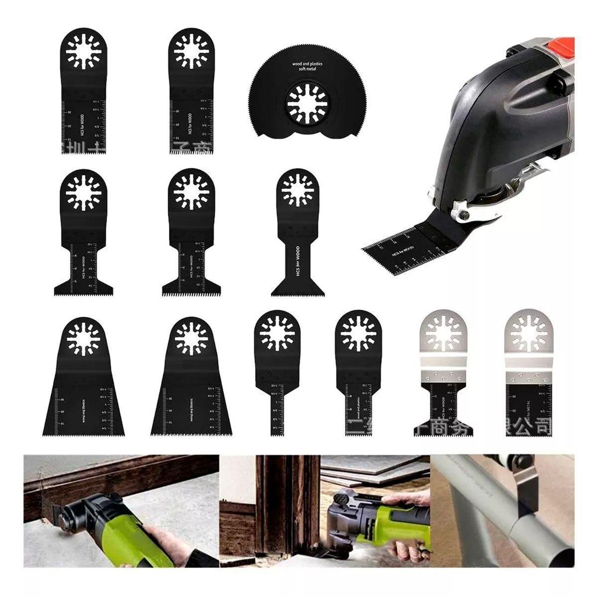 Kit Juego De Hojas Multifuncional Oscilante 12 Piezas-1
