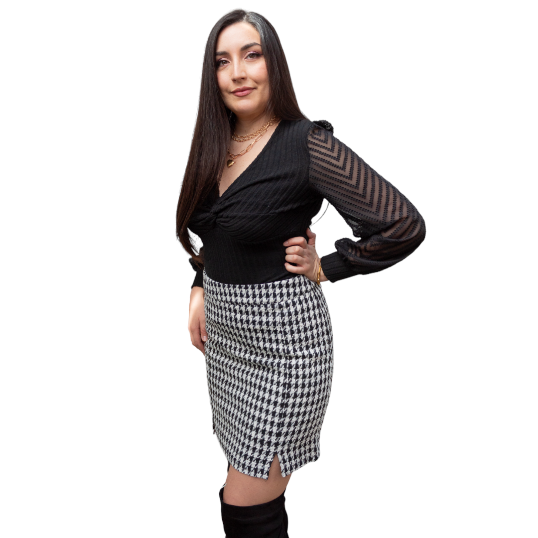 Blusa Negro manga larga Prince -4