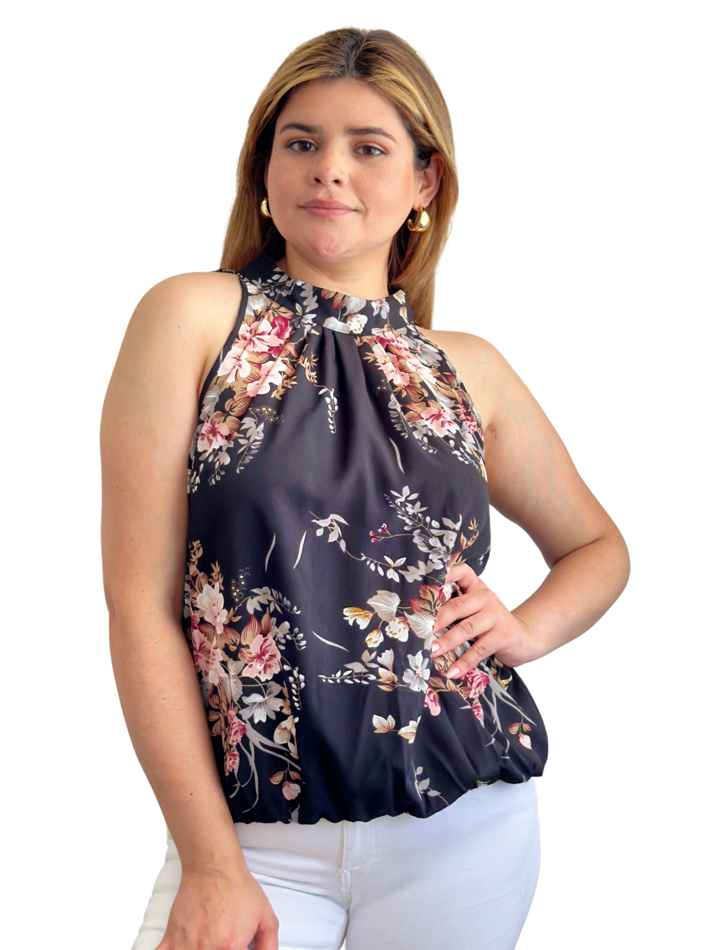 Blusa Halter Black-0