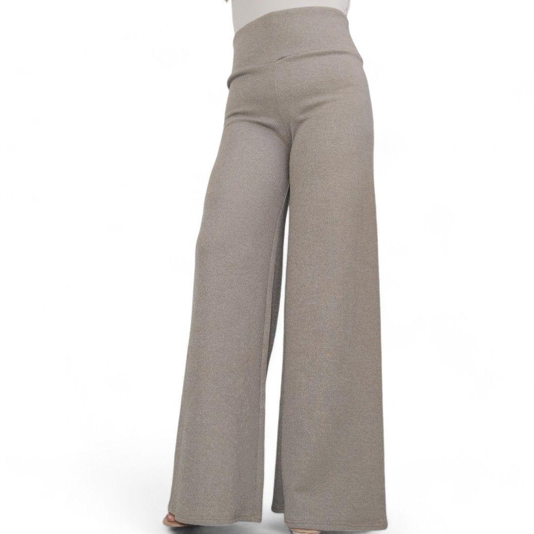  Pantalon Palazzo flared Lanilla Cafe -0