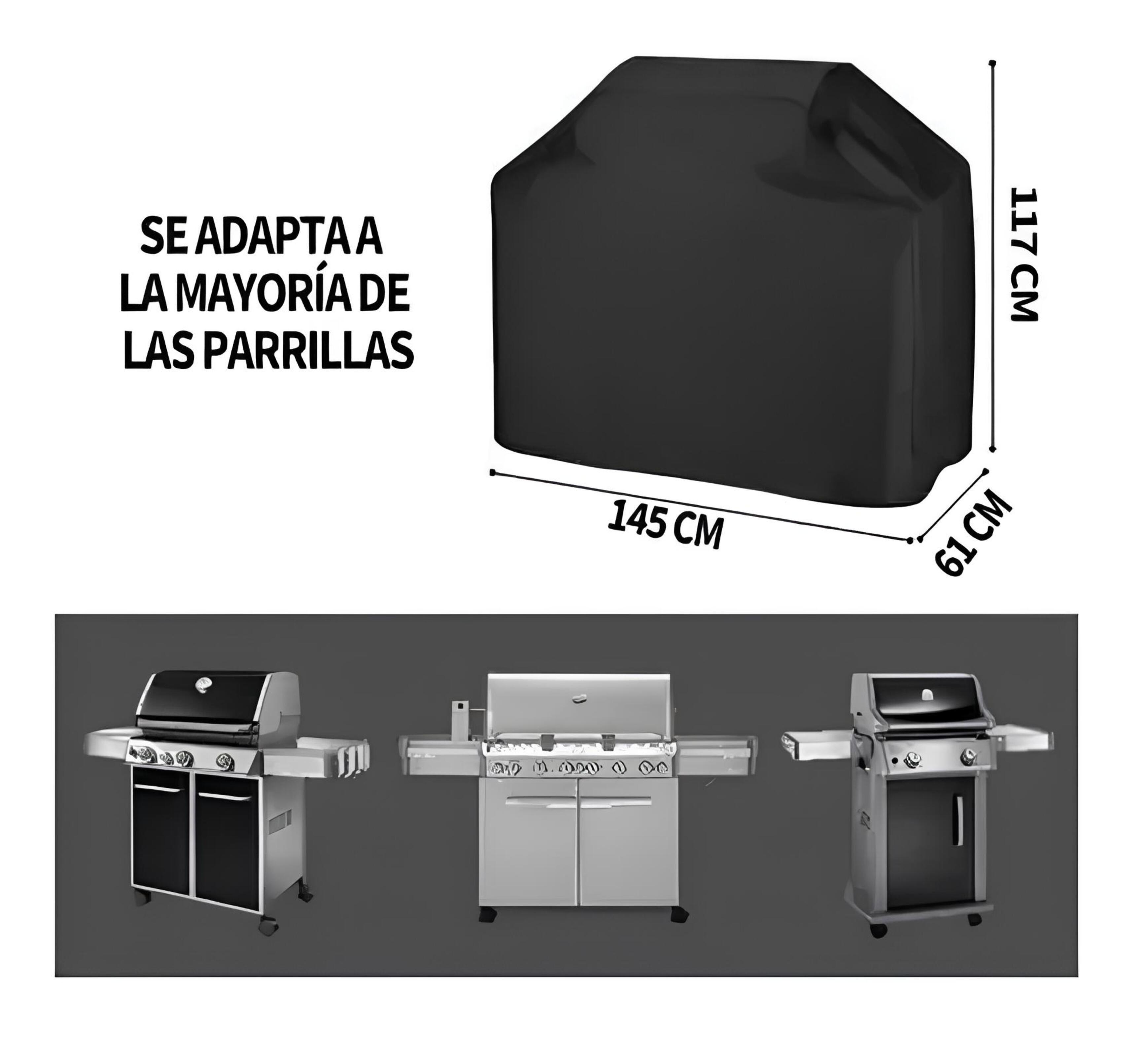 Cubierta Parrilla Asador Protector Funda Barbacoa -4