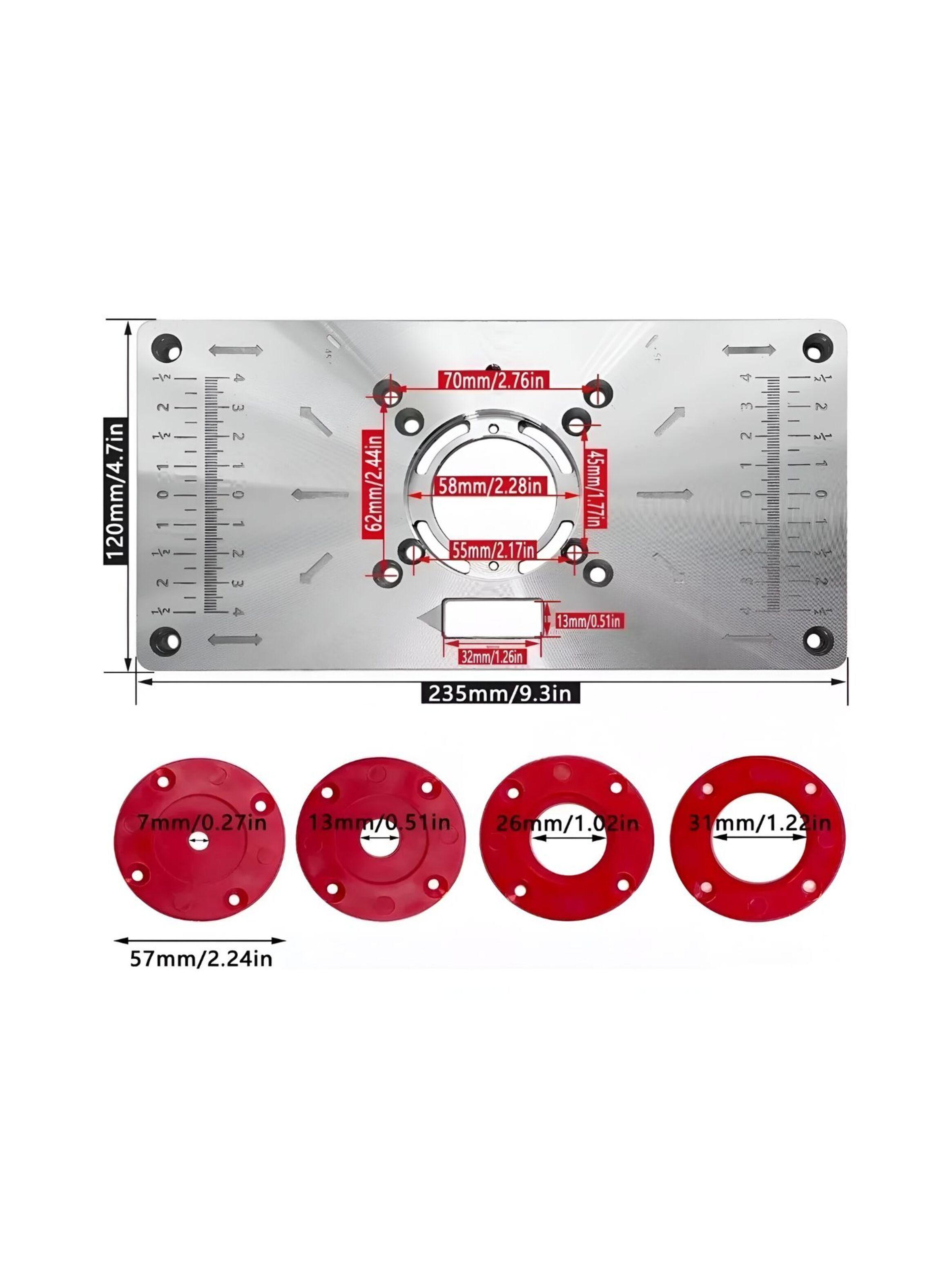 Mesa Router Multifuncional Inserto Placa Carpintería-1