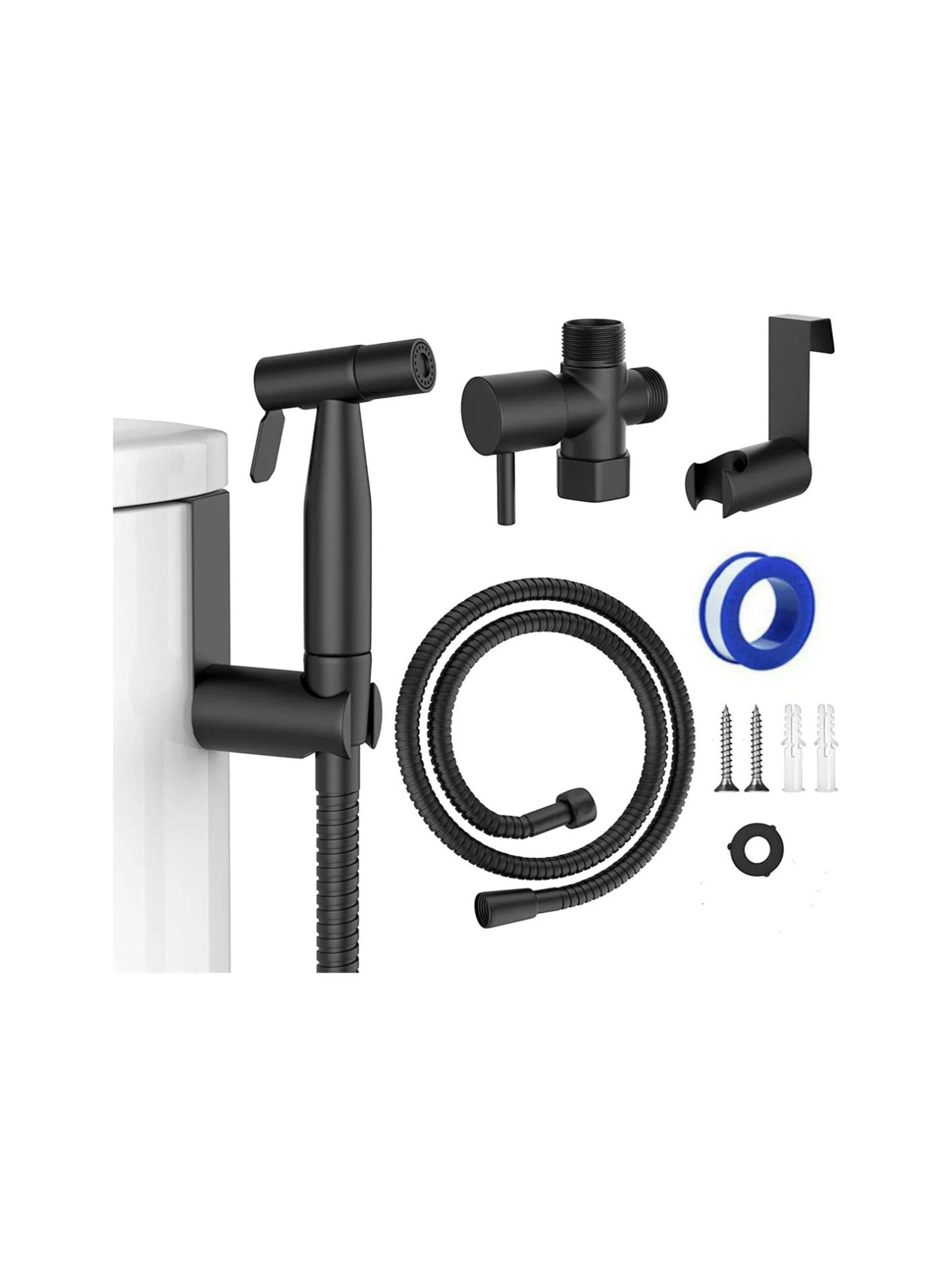 Ducha Bidet Arabe Acero Inoxidable Wc Inodoro Negra-0