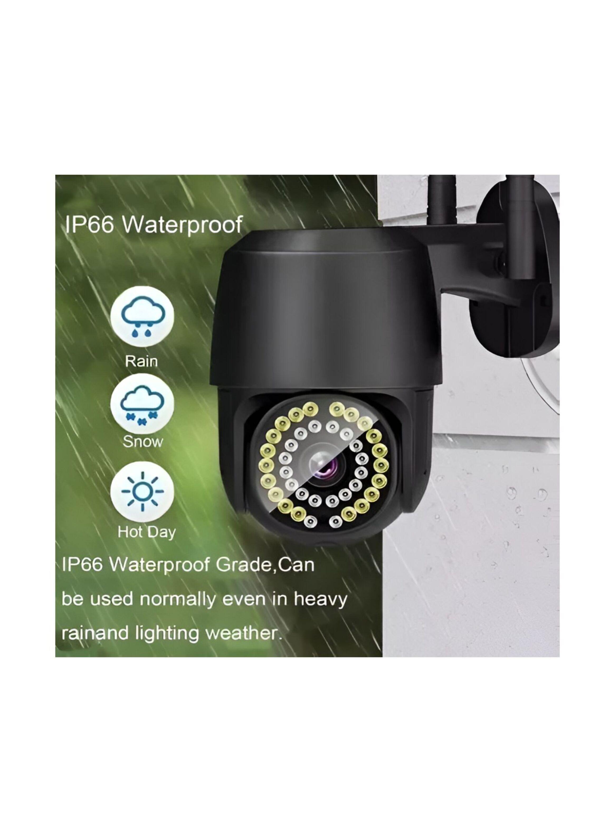Cámara De Seguridad Wifi 38 Led Hd 1080p Con Alarma Color Negro-3