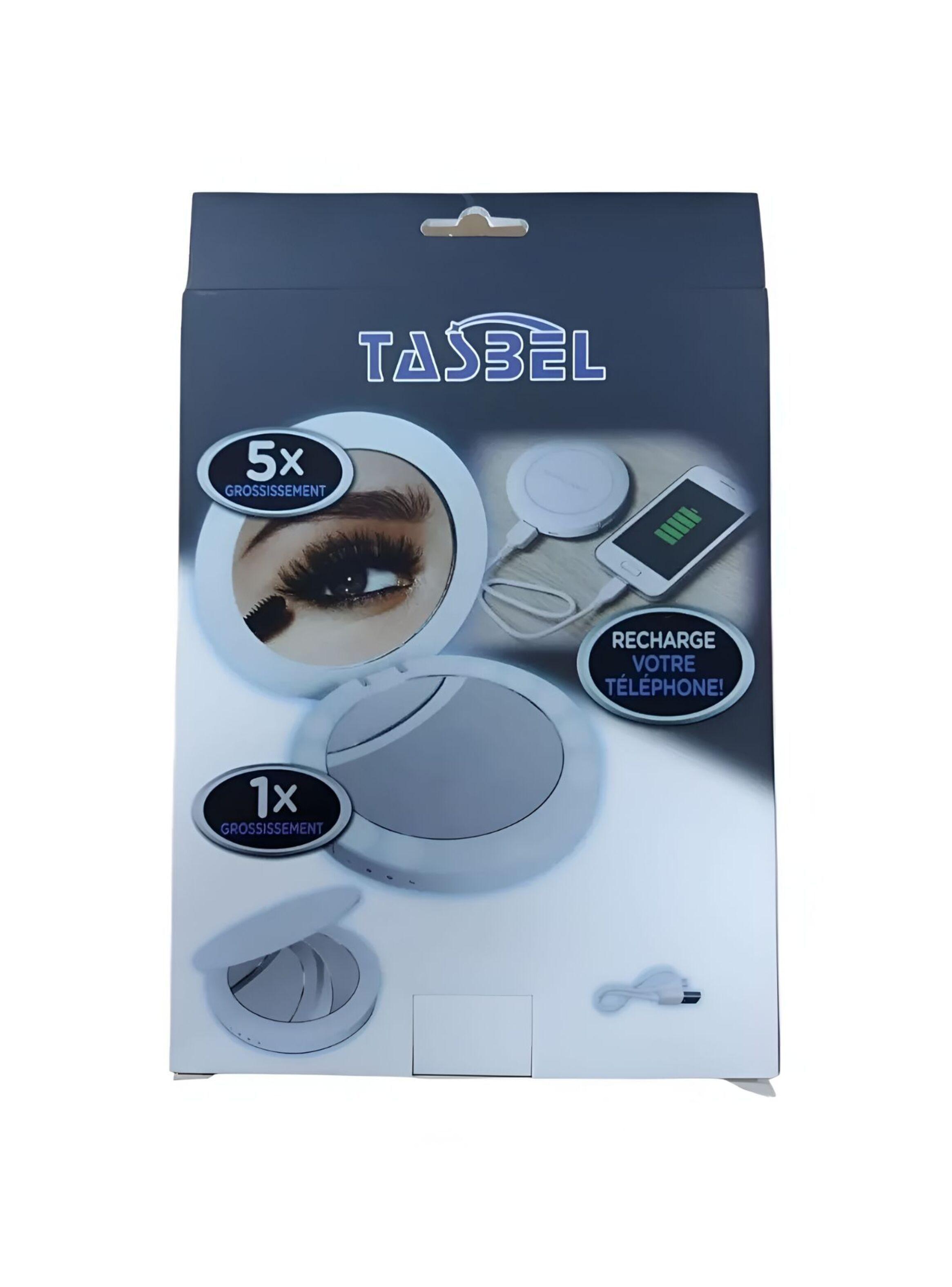 Espejo Led Portátil Con Aumento Y Powerbank -0