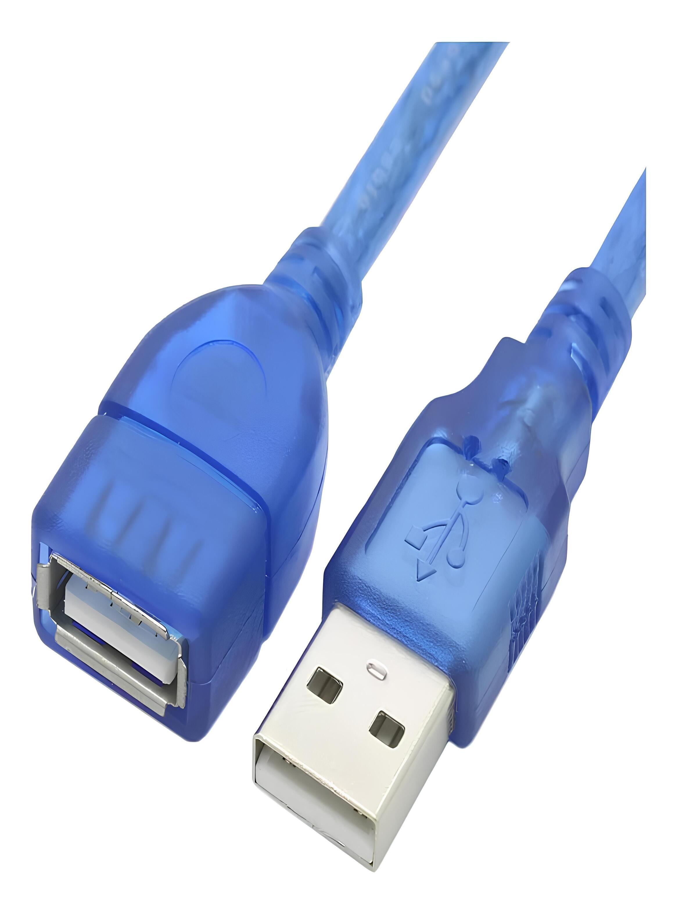 Cable Extension Usb 2.0 De 3 Metros Macho Hembra-1