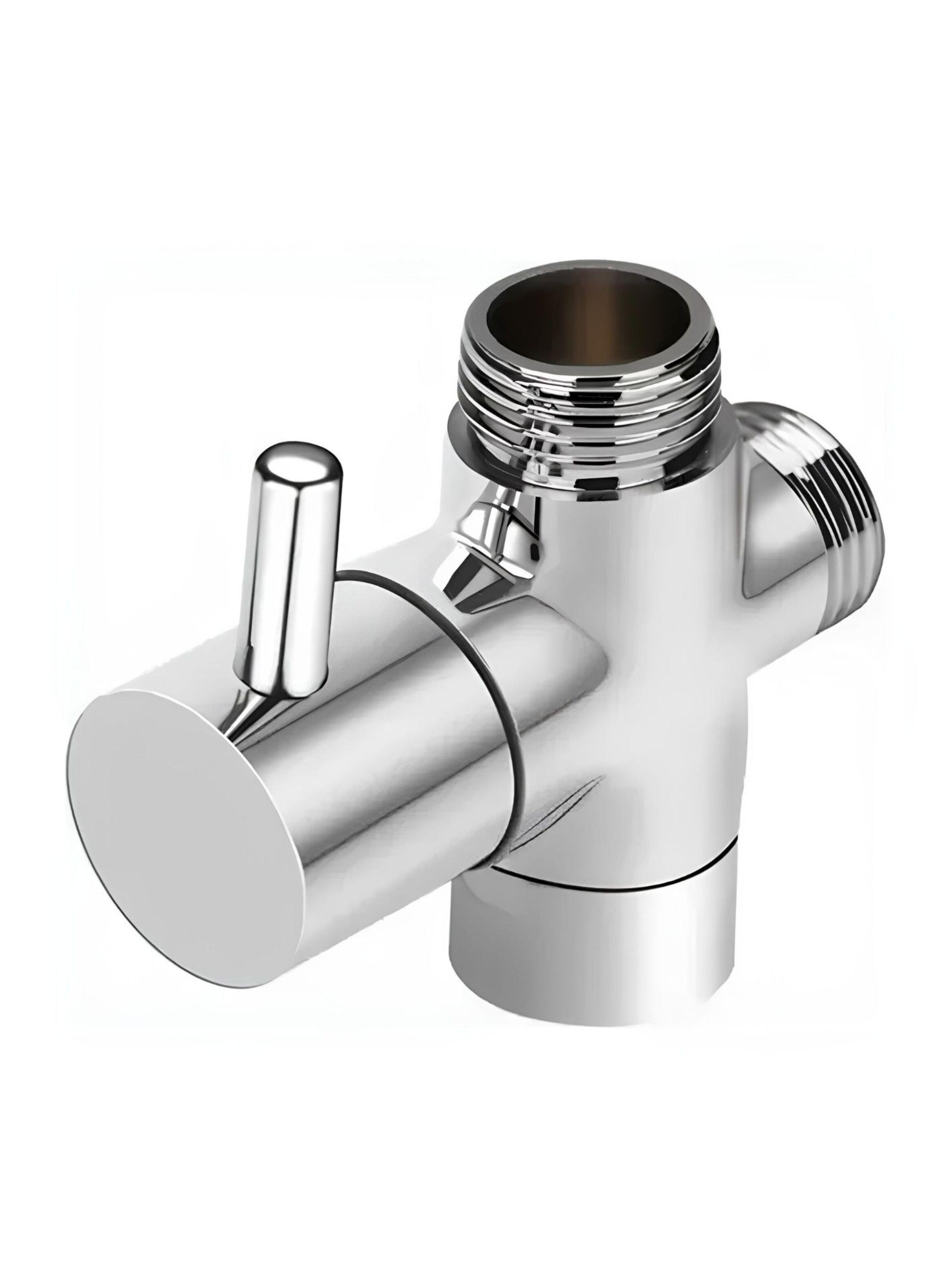 Llave Paso Bidet 1/2 Hi X 1/2 He X 1/2 He Cromada-0