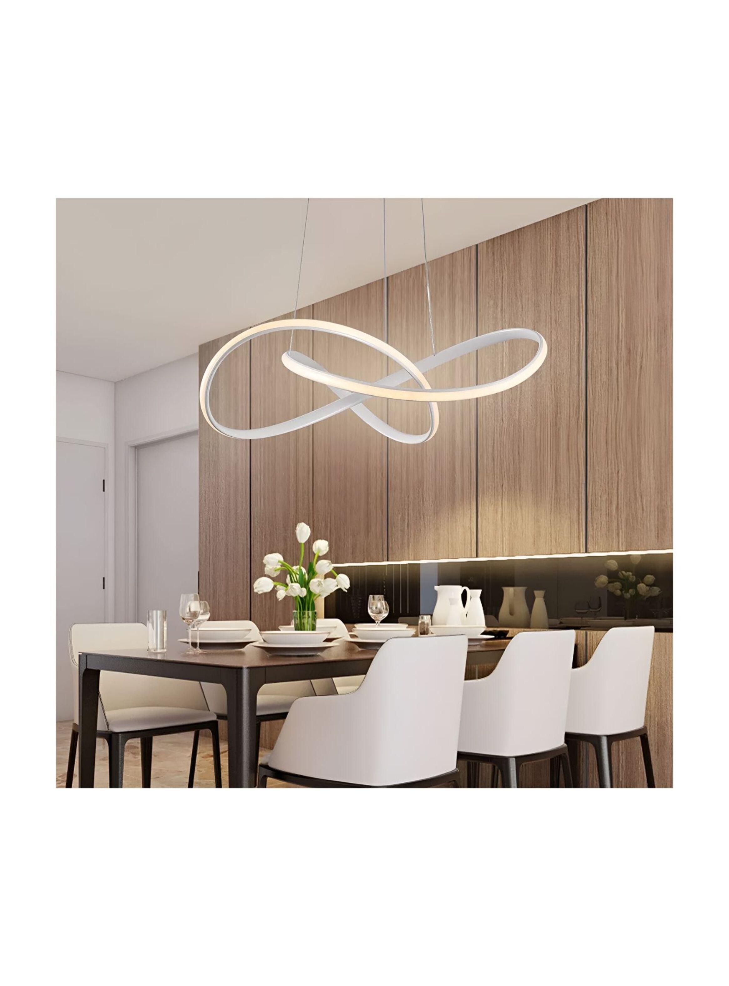 Lampara Led Colgante Moderna 3 En 1 Calida Fria Y Neutra 01 Blanco-2