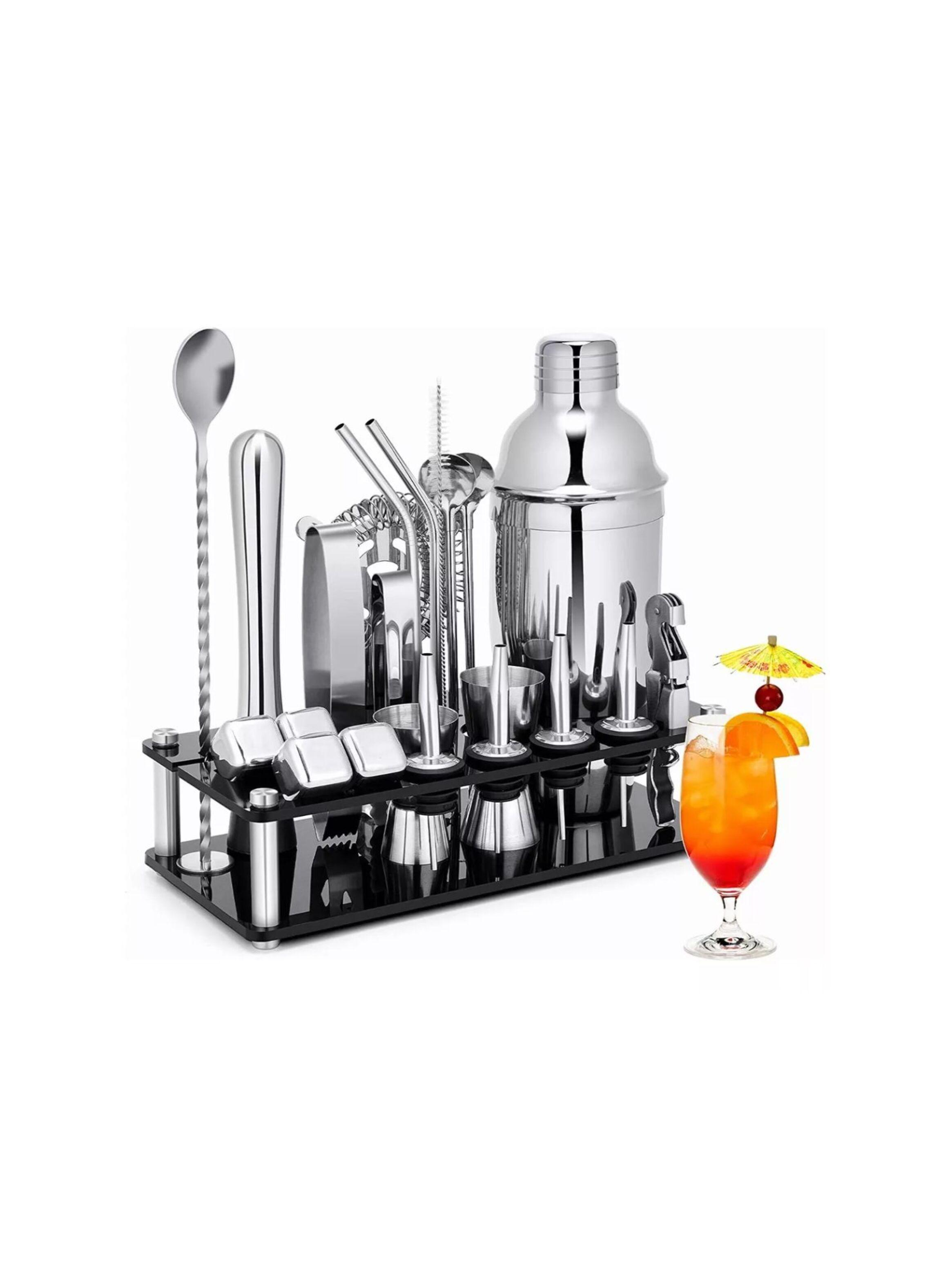 Juego De Cócteles Para Bar Pub 23 Piezas 750m Base-0