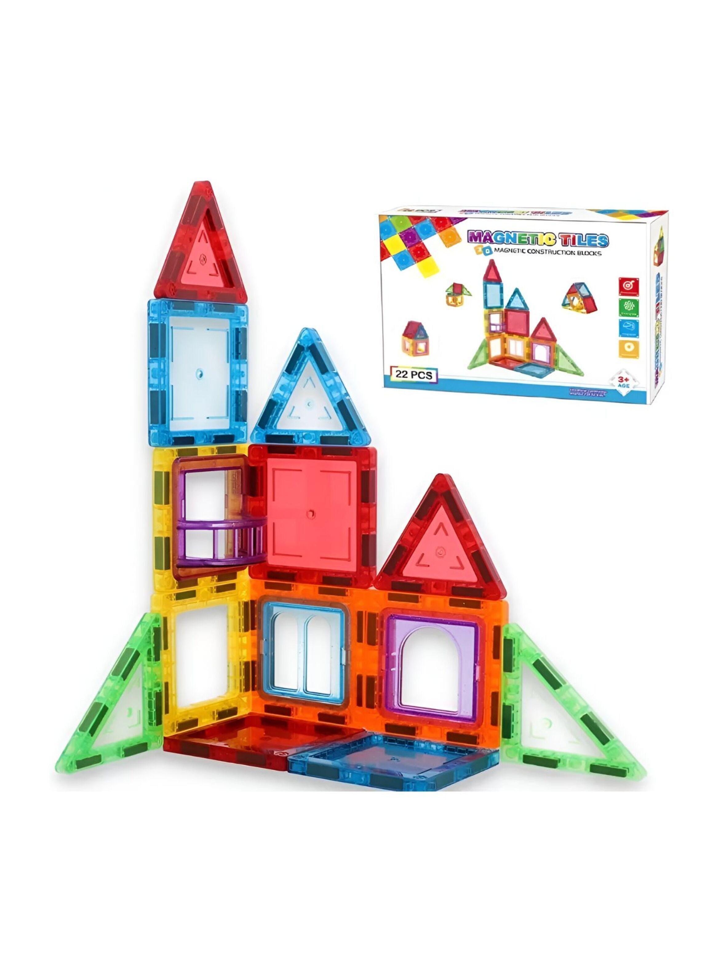 Didáctico Infantil Bloques Magnéticos 22pcs-0