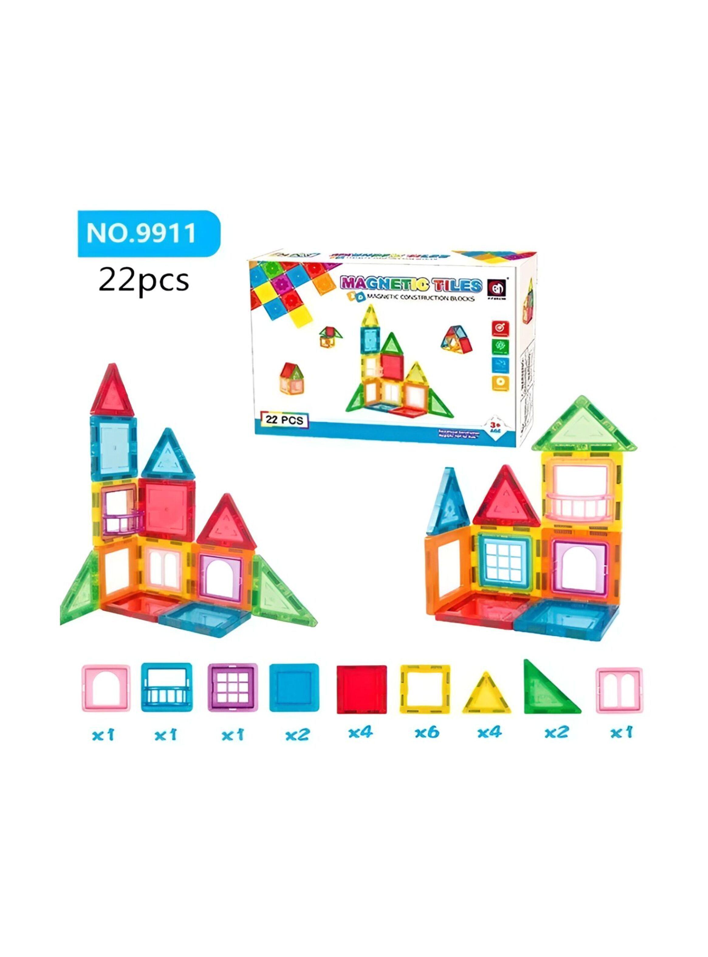 Didáctico Infantil Bloques Magnéticos 22pcs-1
