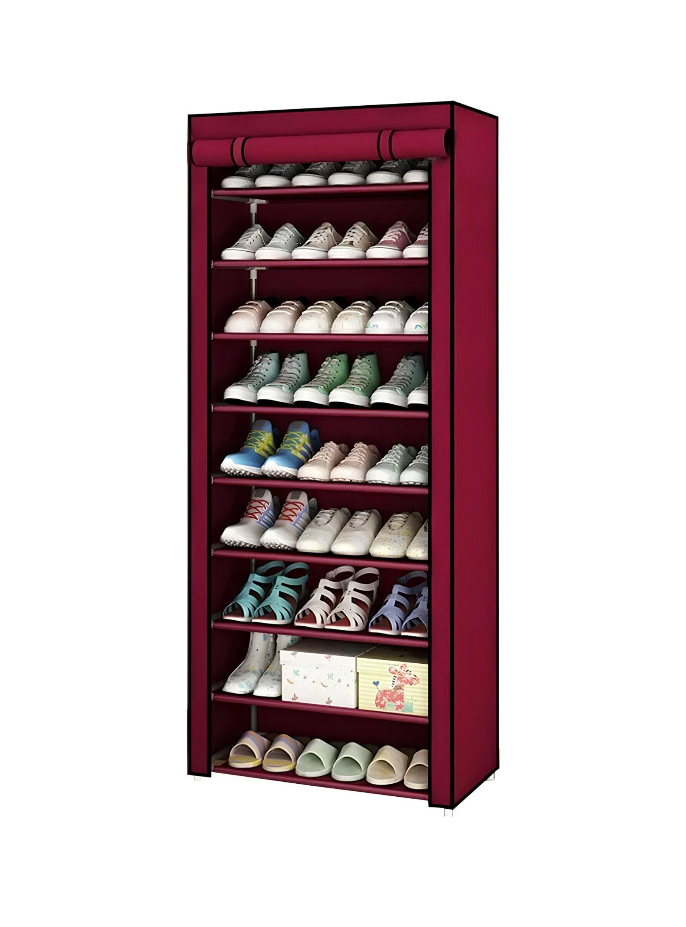 Zapatero 9 Pisos Organizador Armable Burdeo-1