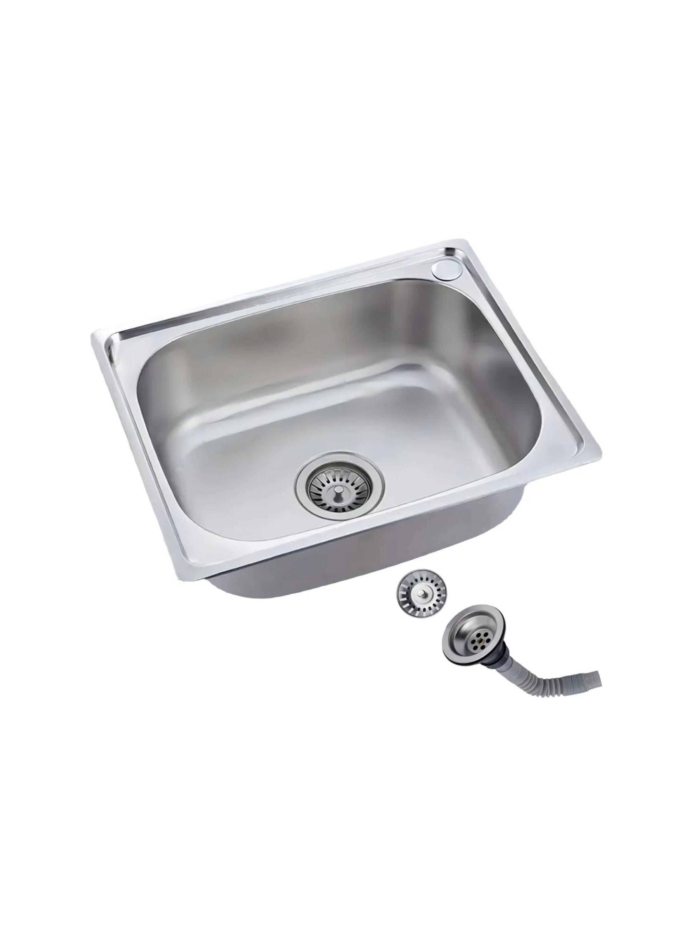 Lavaplato Acero Inoxidable 147 Lavaplatos Simple Empotrado 37x31 Para Embutir De Acero Inoxidable-0