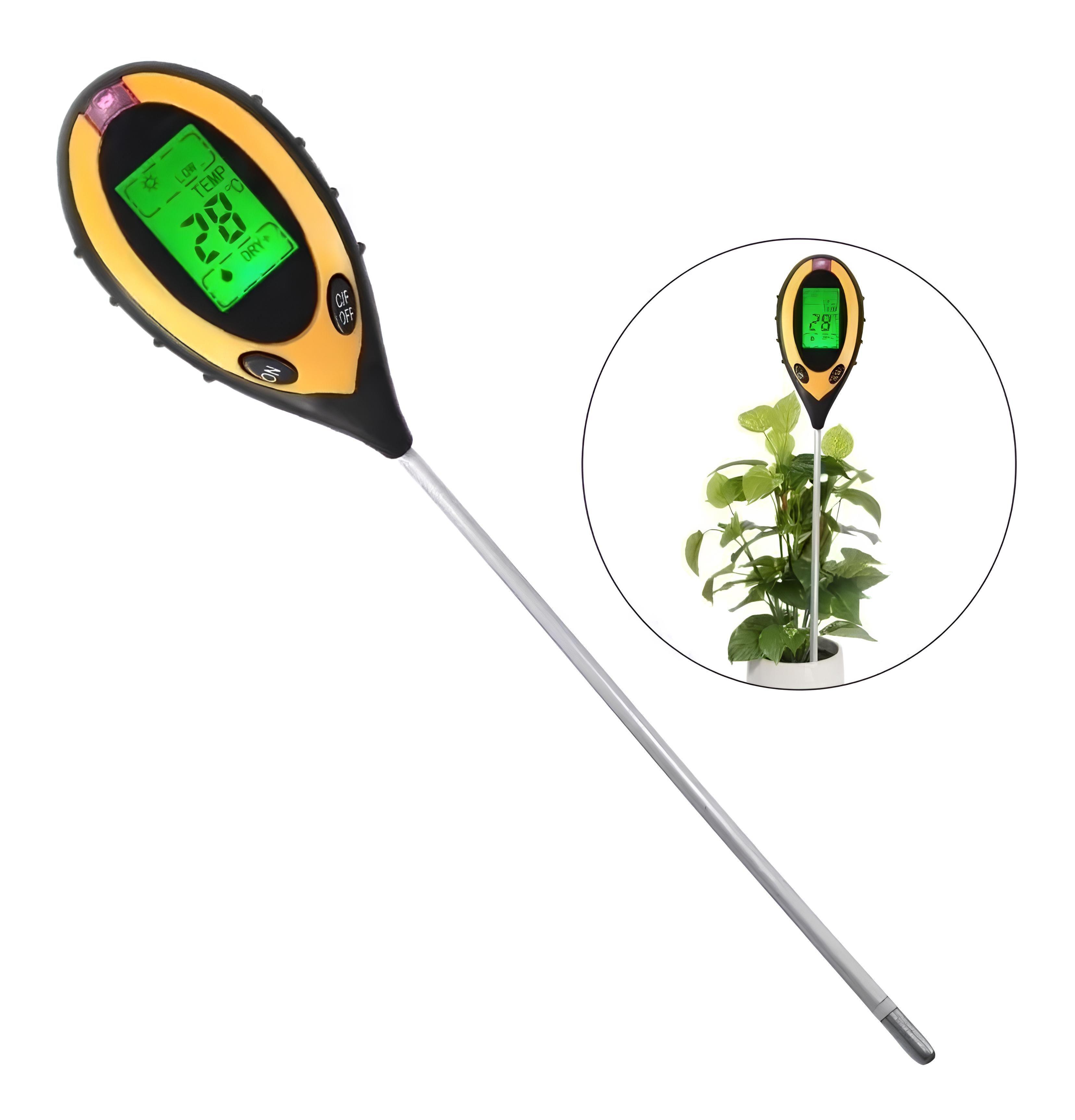 Medidor De Plantas 4 En 1 Suelo Ph Humedad-0