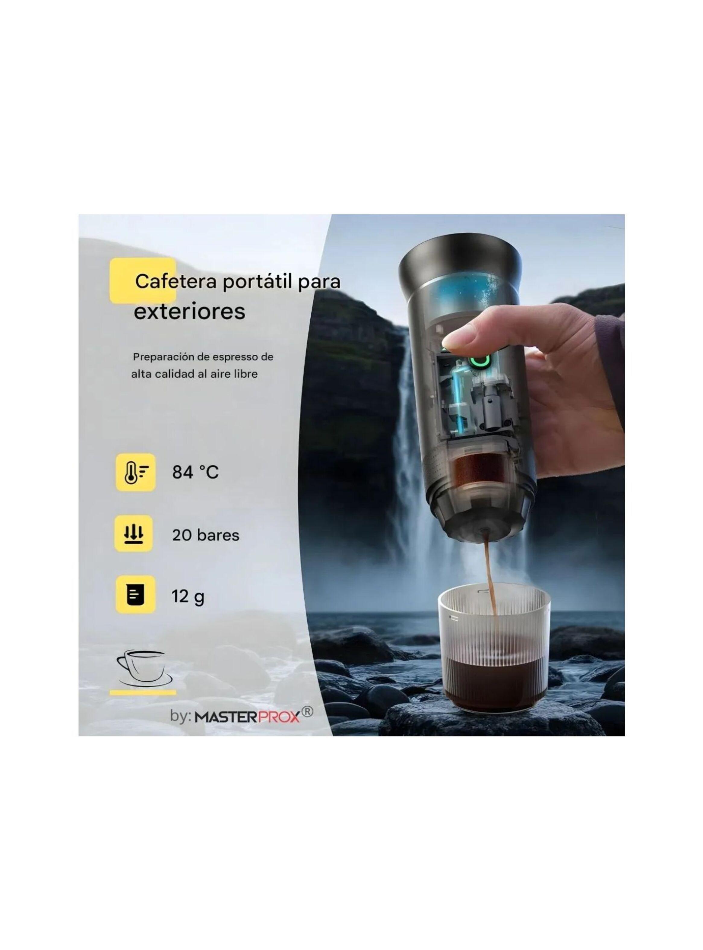 Cafetera Portátil Espresso Premium 7500mah Recargable Compatible Cápsulas Y Café Molido 3 En 1 -2