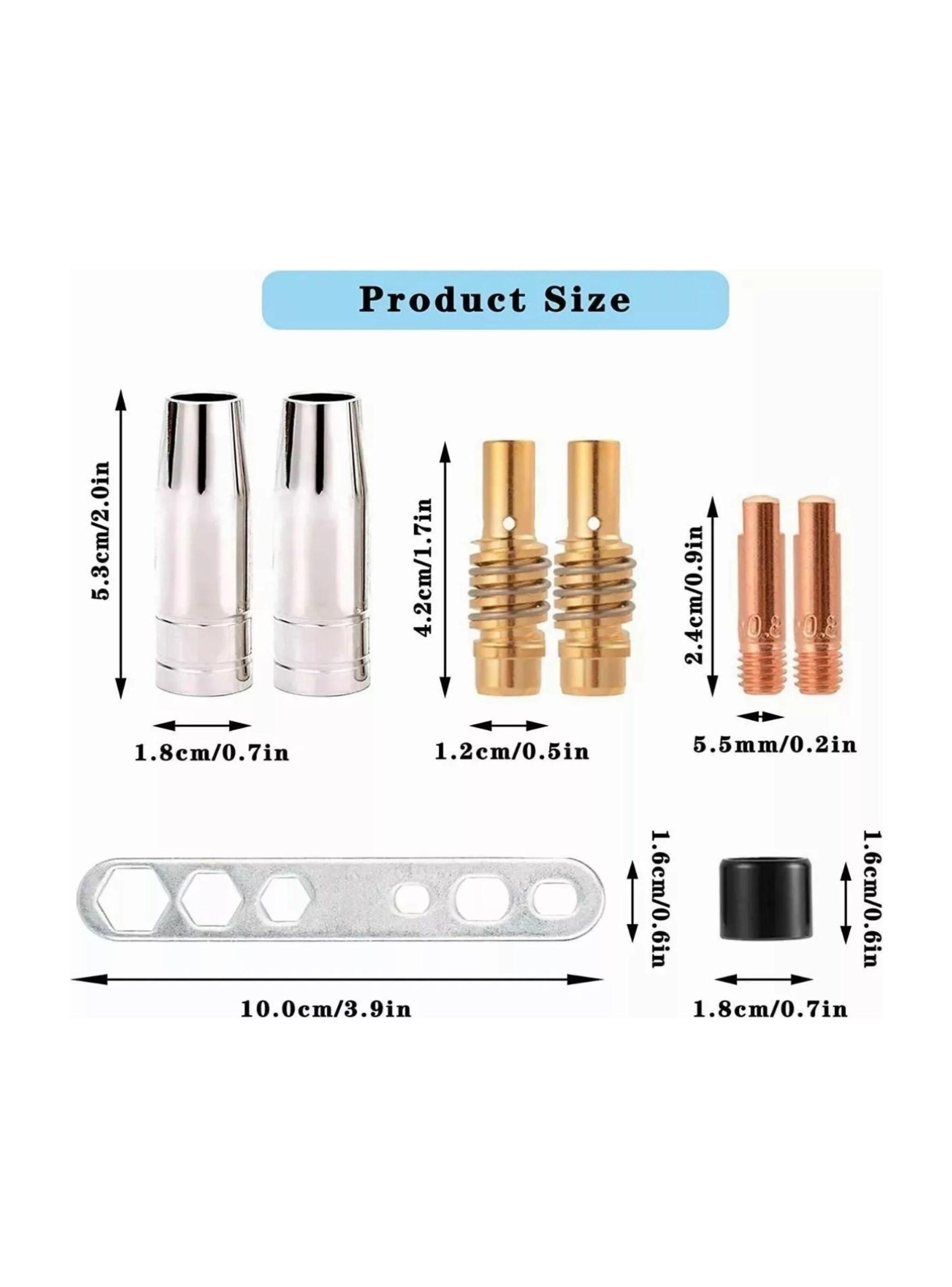 19 Puntas De Contacto De Soldadura Mig/mag 0,8 Mm M6-2