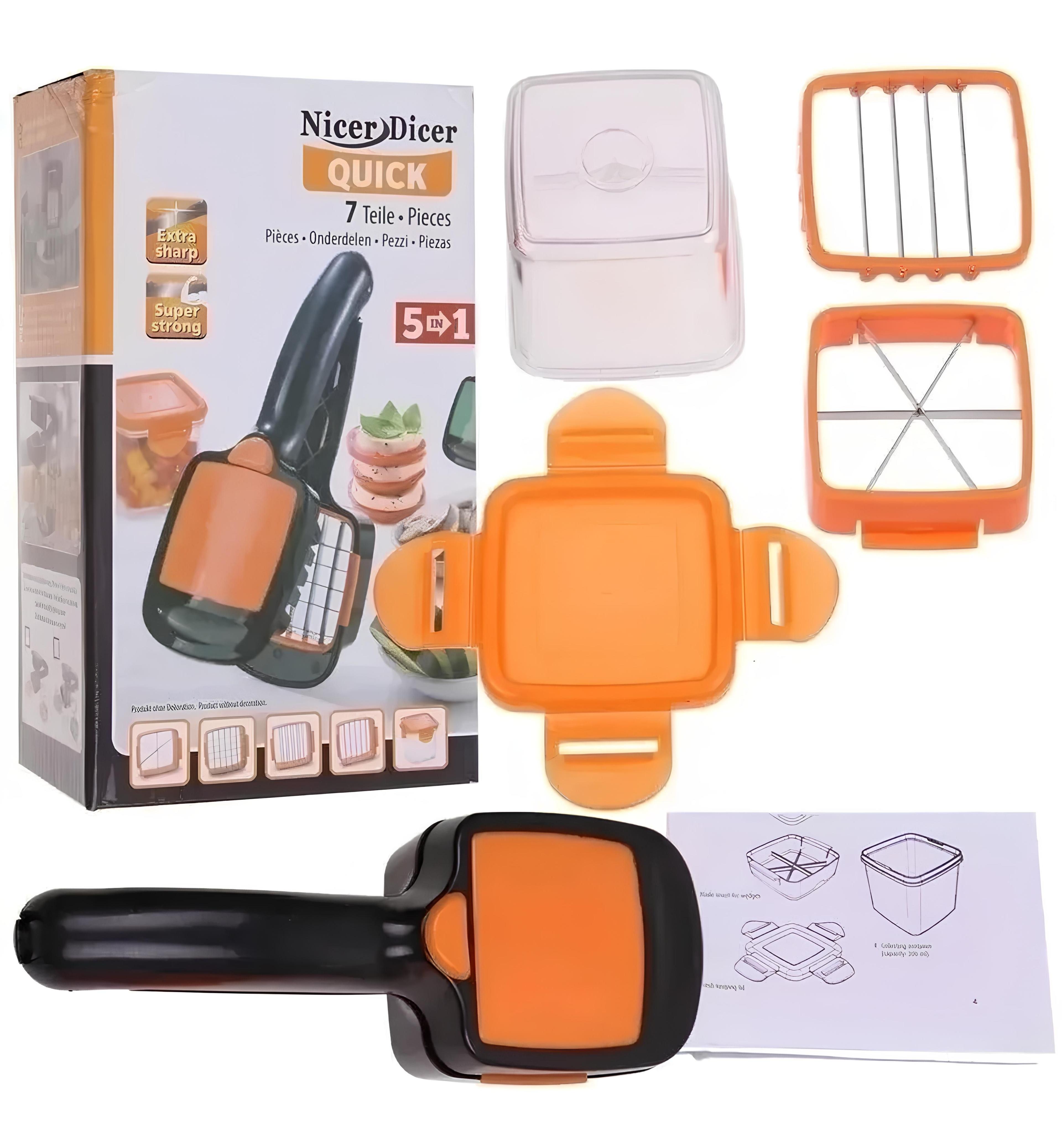 Picador Cortador De Verduras Multiuso 5 En 1 -0